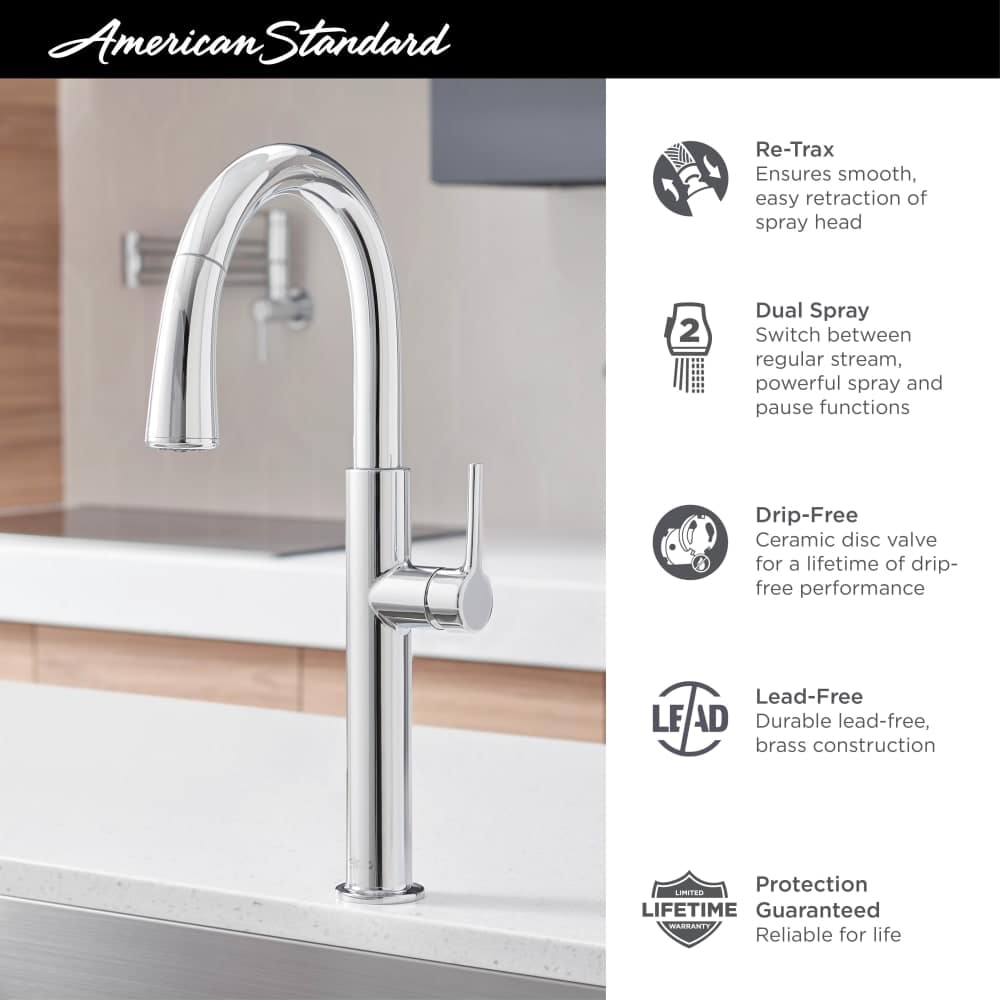 American Standard 4803300.075 Kitchen-Faucets - View #4
