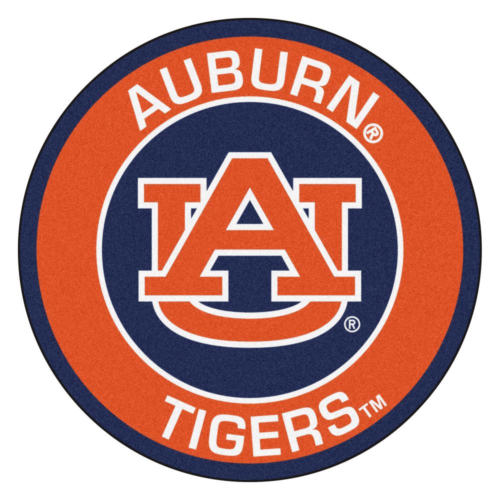 FANMATS 18602 Auburn Tigers Blue Nylon Indoor Decorative Sports Door Mat