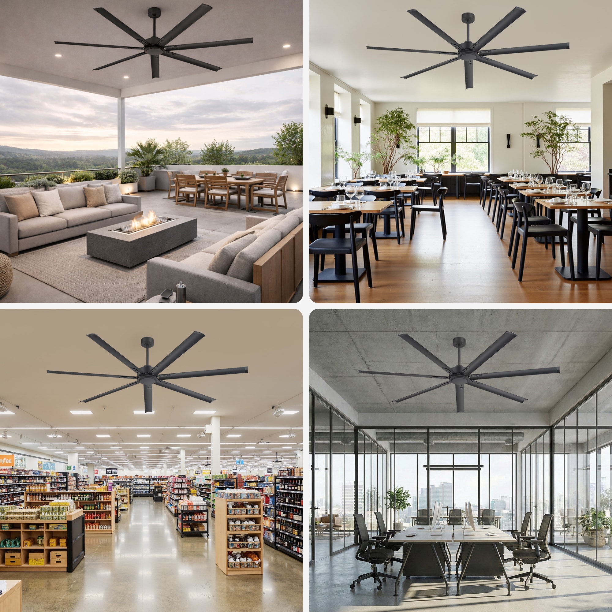 Airsurfer AS-29061-BK Ceiling-Fans - View #9