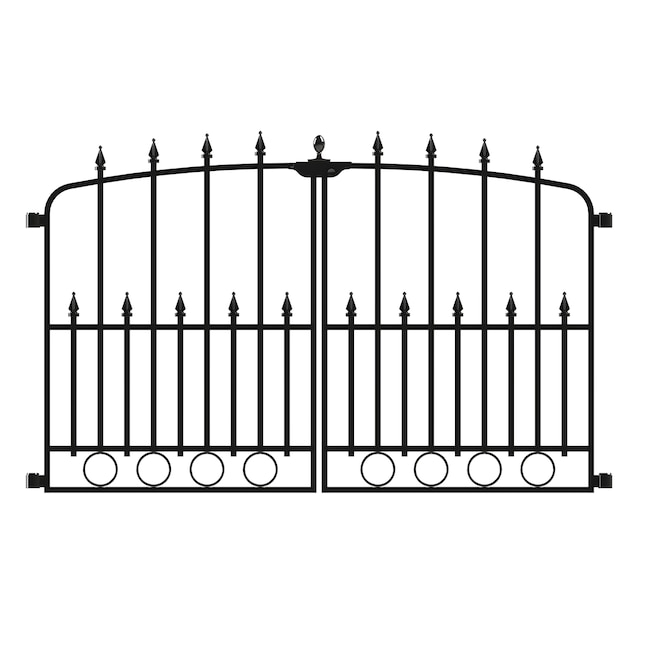 Fence Gate In The Metal Fencing