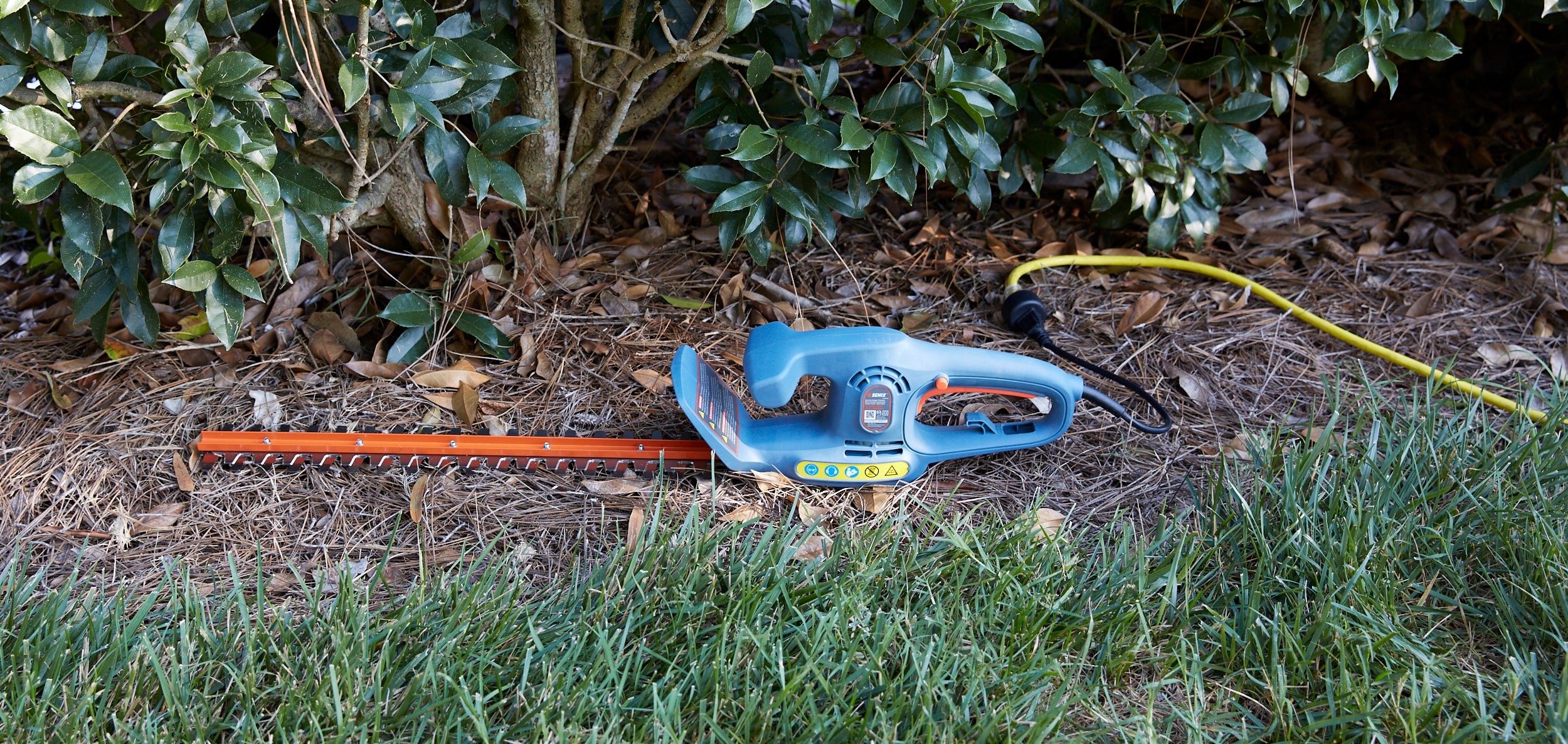 Senix 21 in. 3.8 Amp Corded Hedge Trimmer, HTE3.8-L