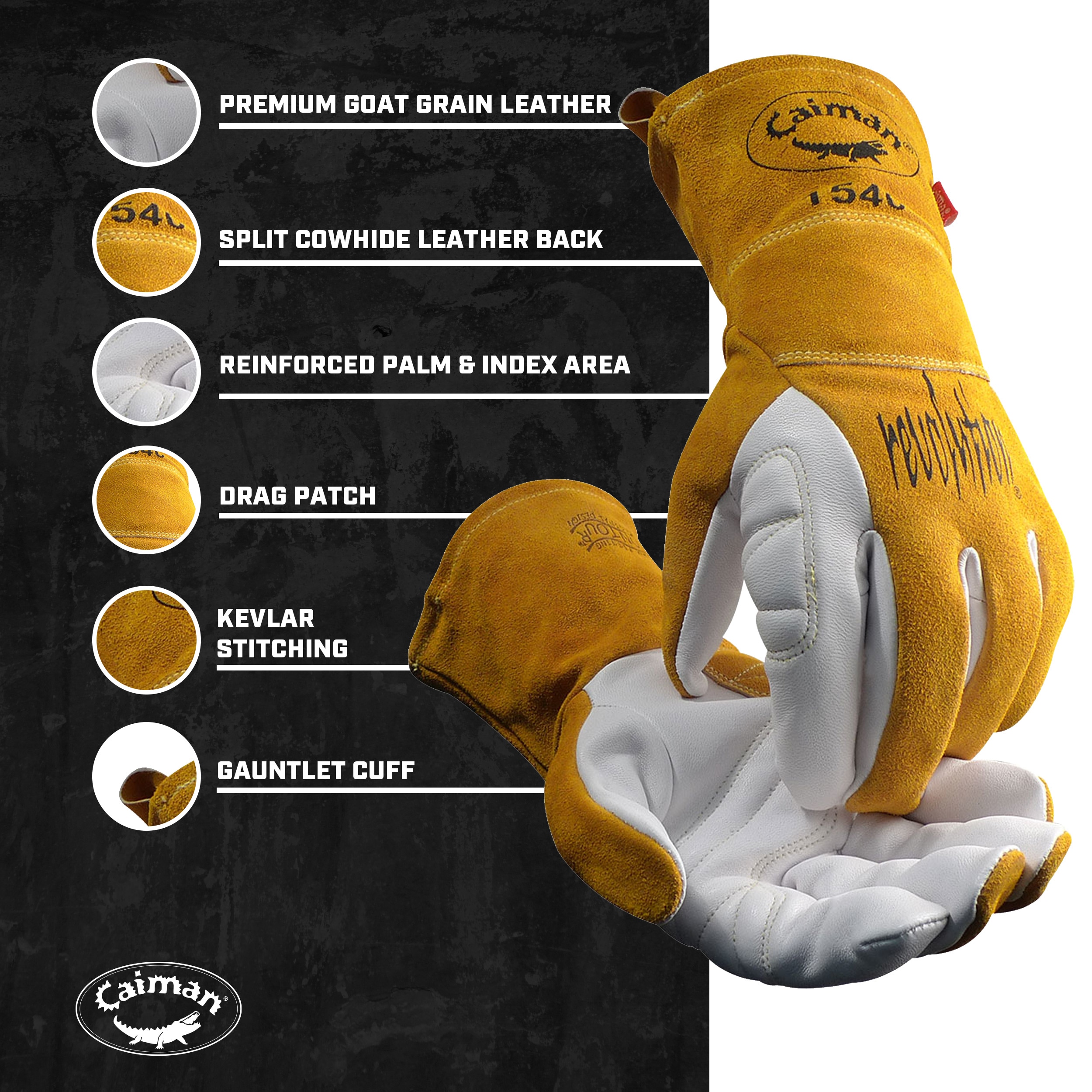 Caiman 1540-6 Welding-Apparel - View #9