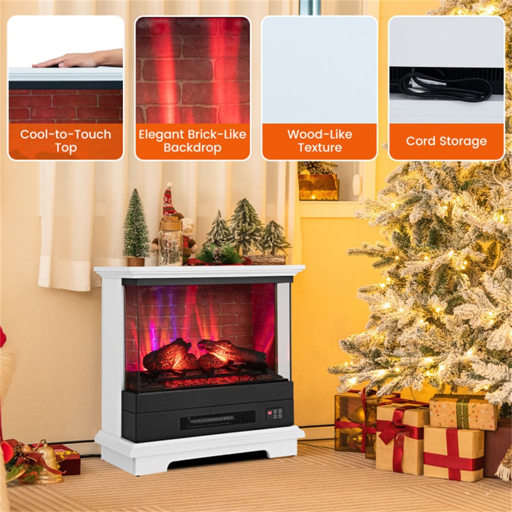 BABOOM BOM-179-WH-CO Electric-Fireplaces - View #4