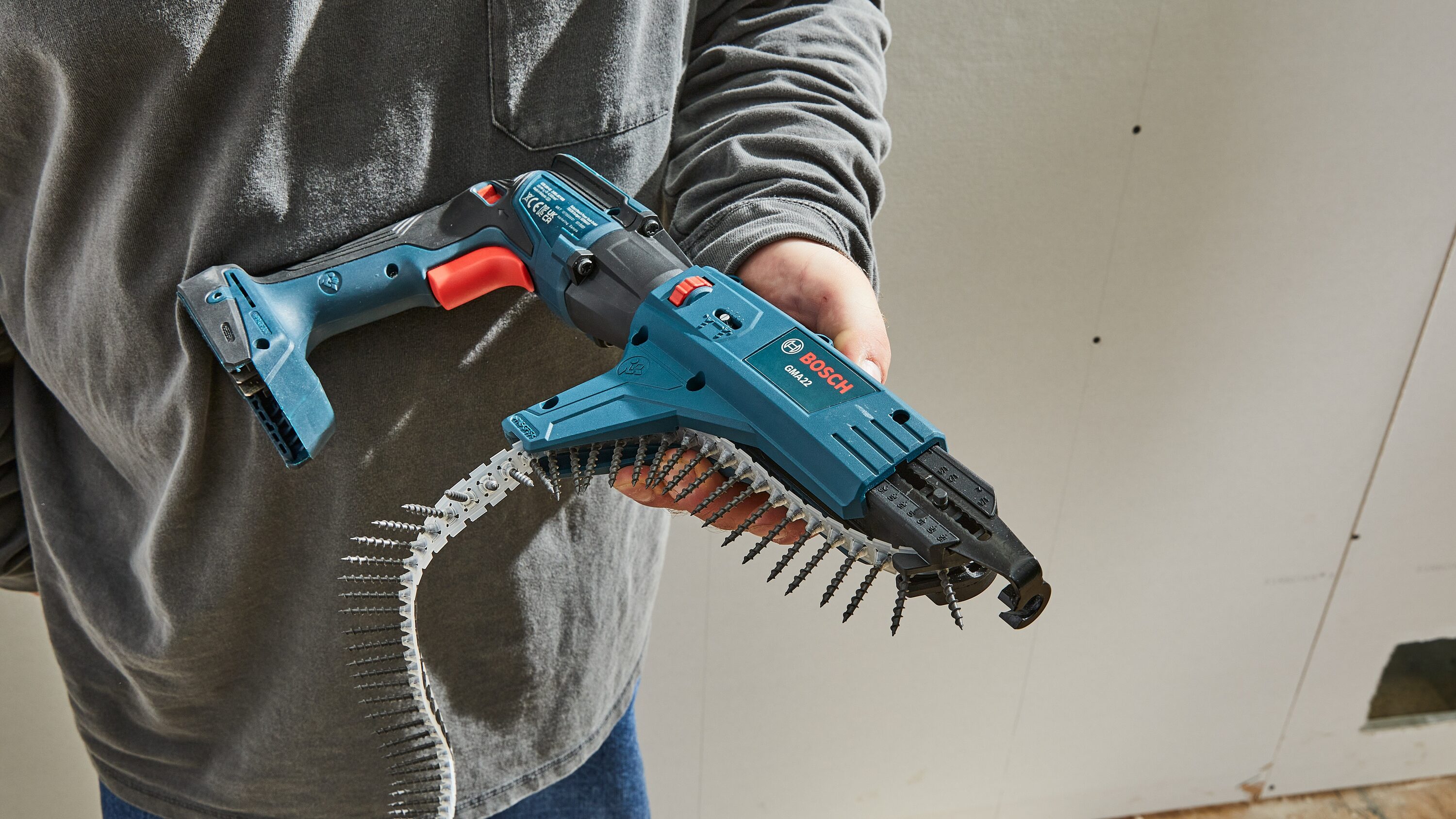 Bosch XtendAmp 18volt Lithium Ion (liion) Brushless Screw Gun in the