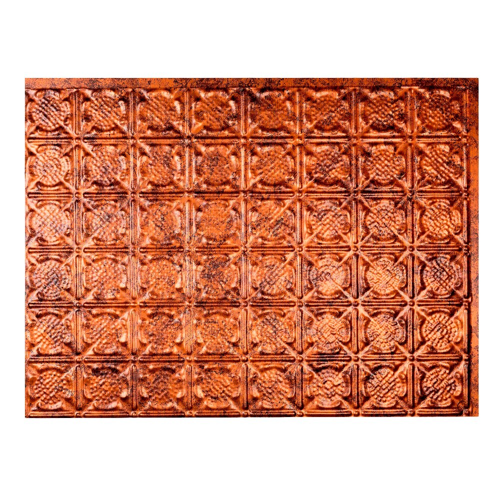 2 Pack - 17 x 20 Inch Metal, Heat Resistant Countertop Protector Mat -  Copper Color