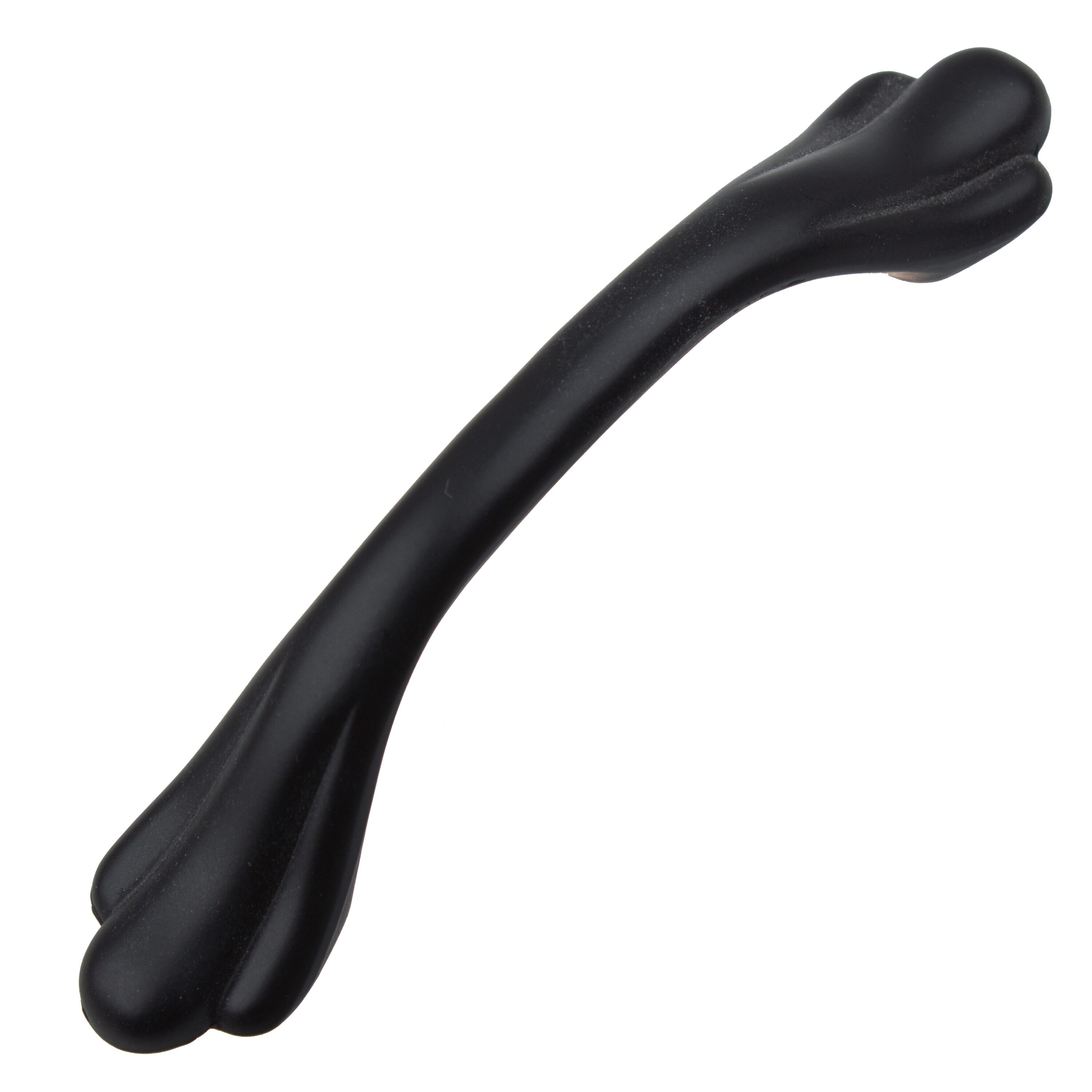 GlideRite Hardware 4229-MB-25 3 in. Center to Center Matte Black Paw Pull - 25 Pack
