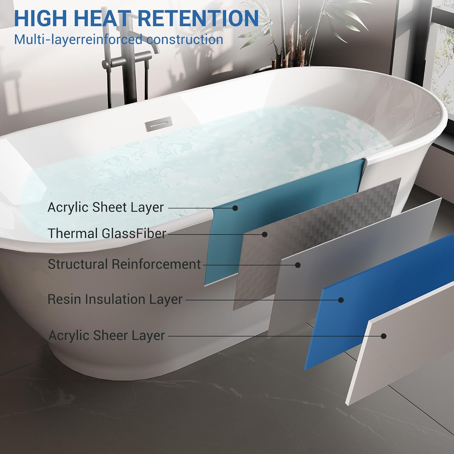 WhizMax PTH3354YRLK bathtubs - View #7