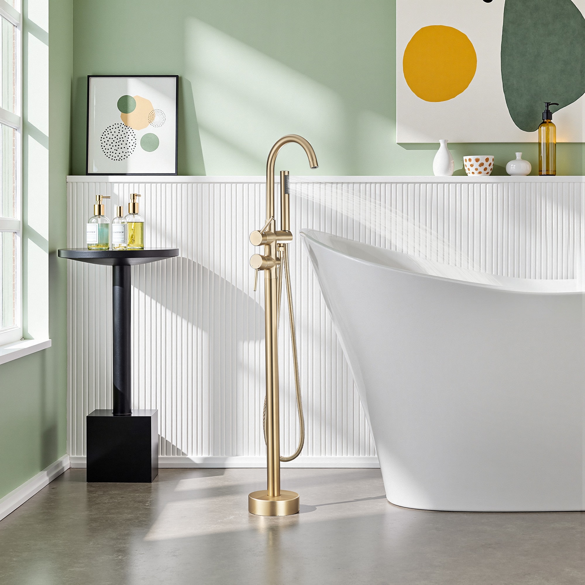 FORIOUS LL01020G Roman-Tub-Faucets - View #2