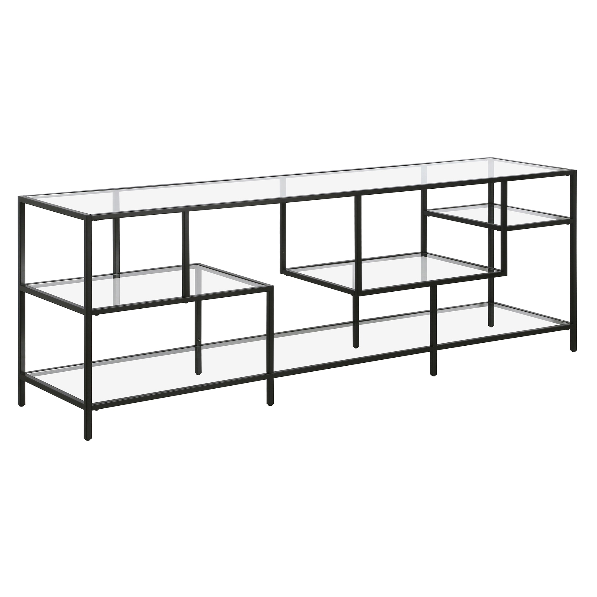 Hailey Home Deveraux Modern Contemporary Blackened Bronze Tv Stand 