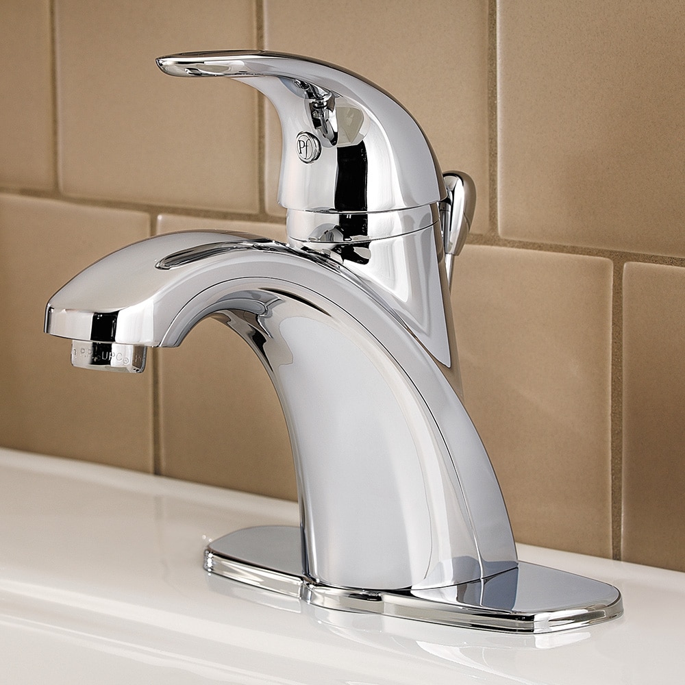 Parisa 4 in. Centerset Single-Handle Bathroom Faucet in Polished Chrome