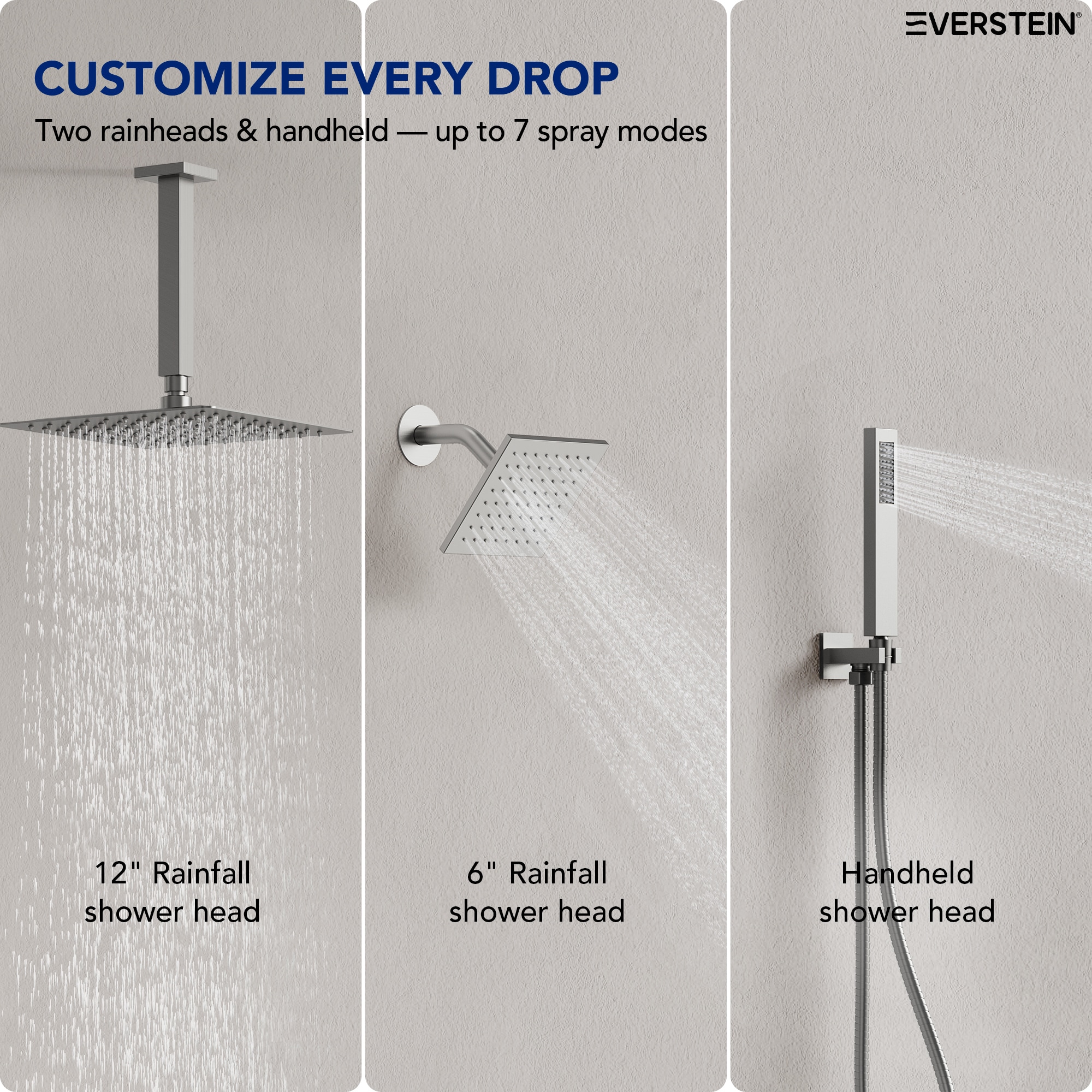 EVERSTEIN Q-925-OTOP Tub-Shower-Faucets - View #5