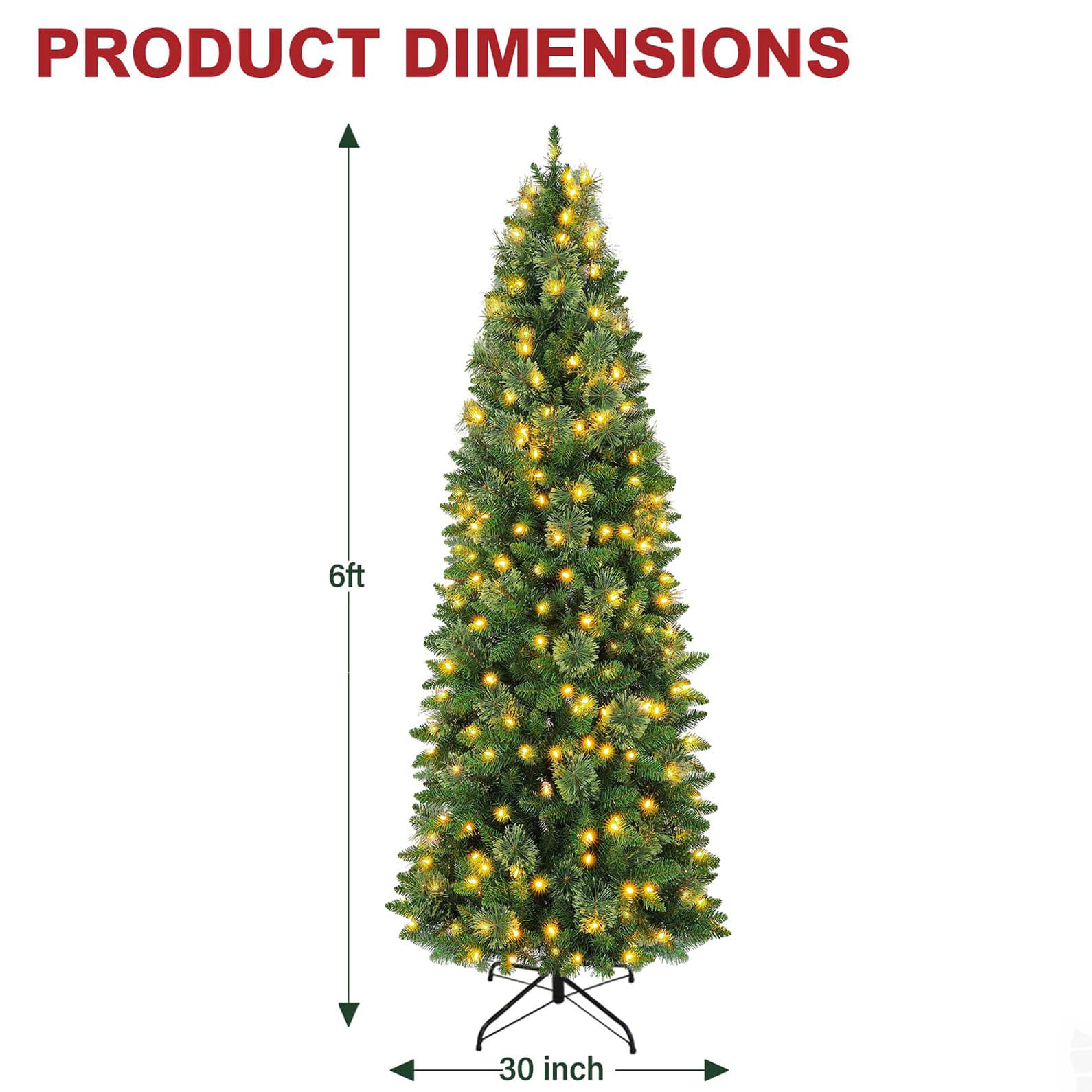 vivatrees CTA-4044 Artificial-Christmas-Trees - View #7