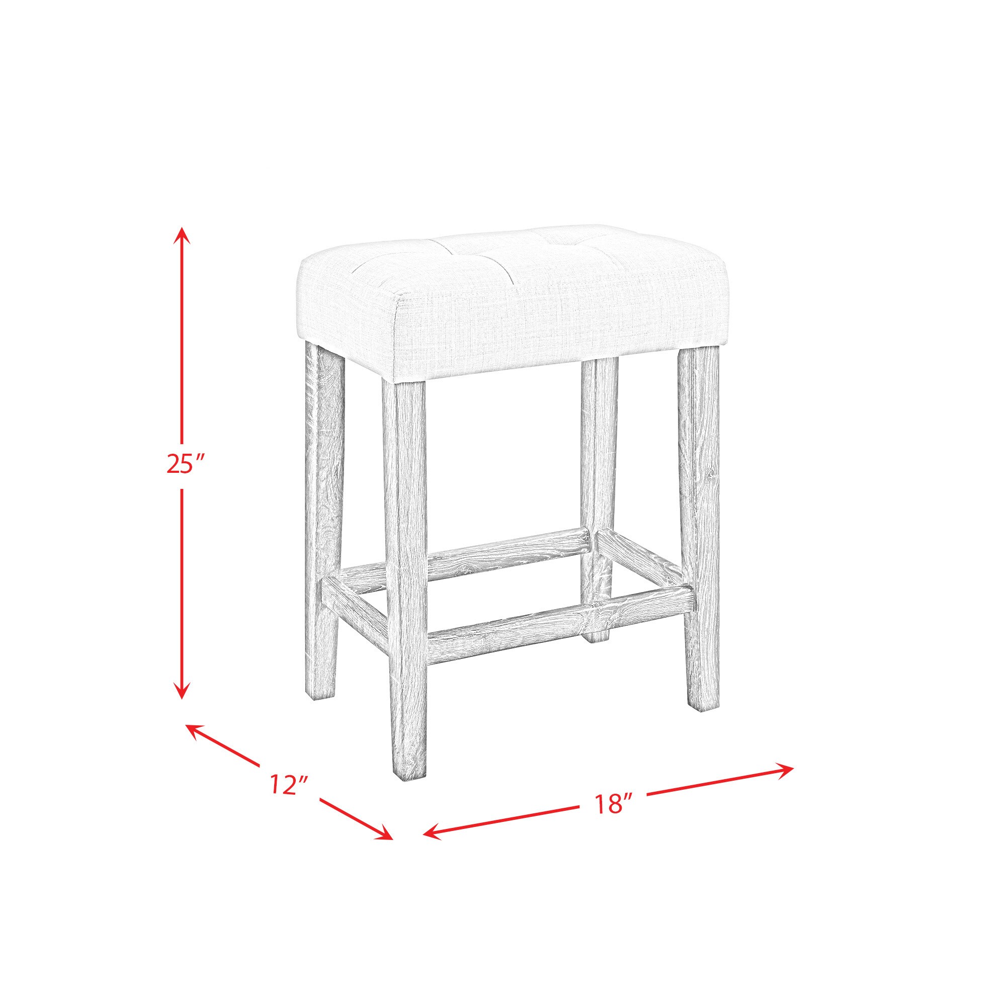 Charcoal Gray Wood Bar Table Set with 4 Upholstered Stools