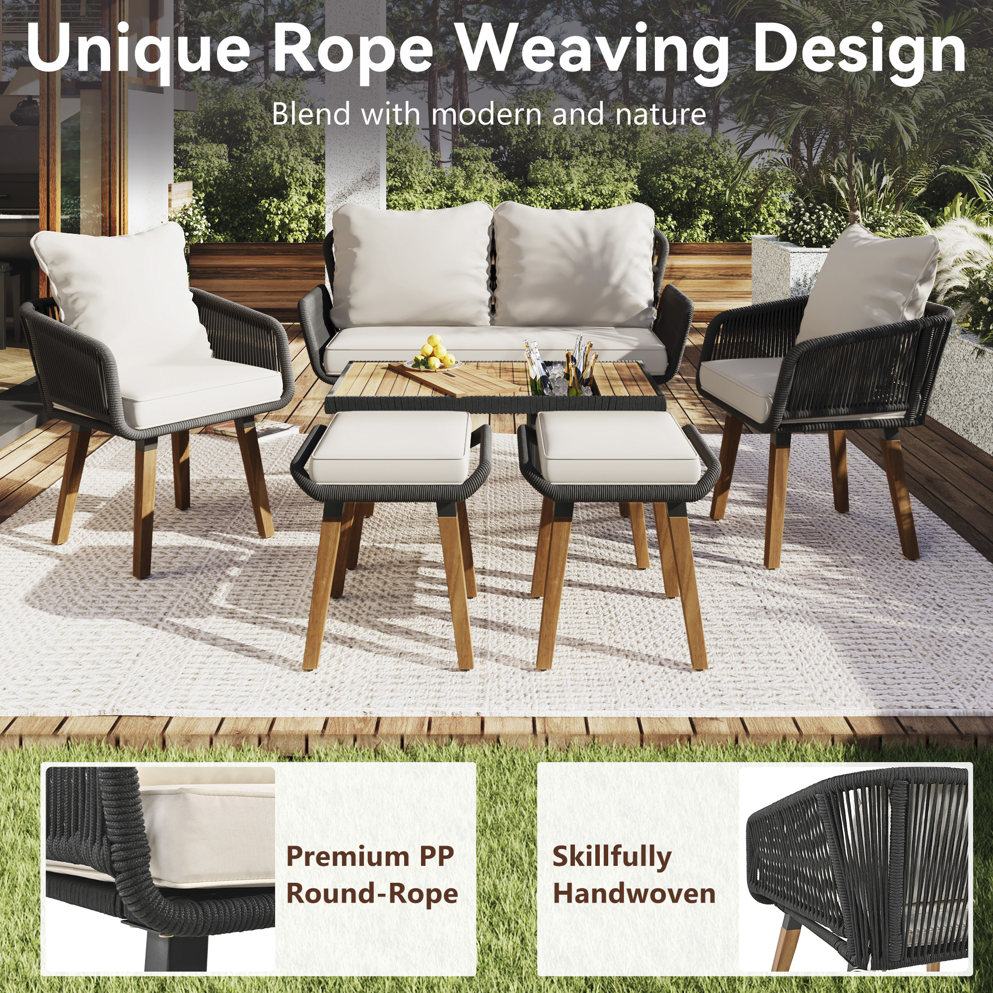 ModernLuxe L-SK000005AAA Patio-Conversation-Sets - View #4