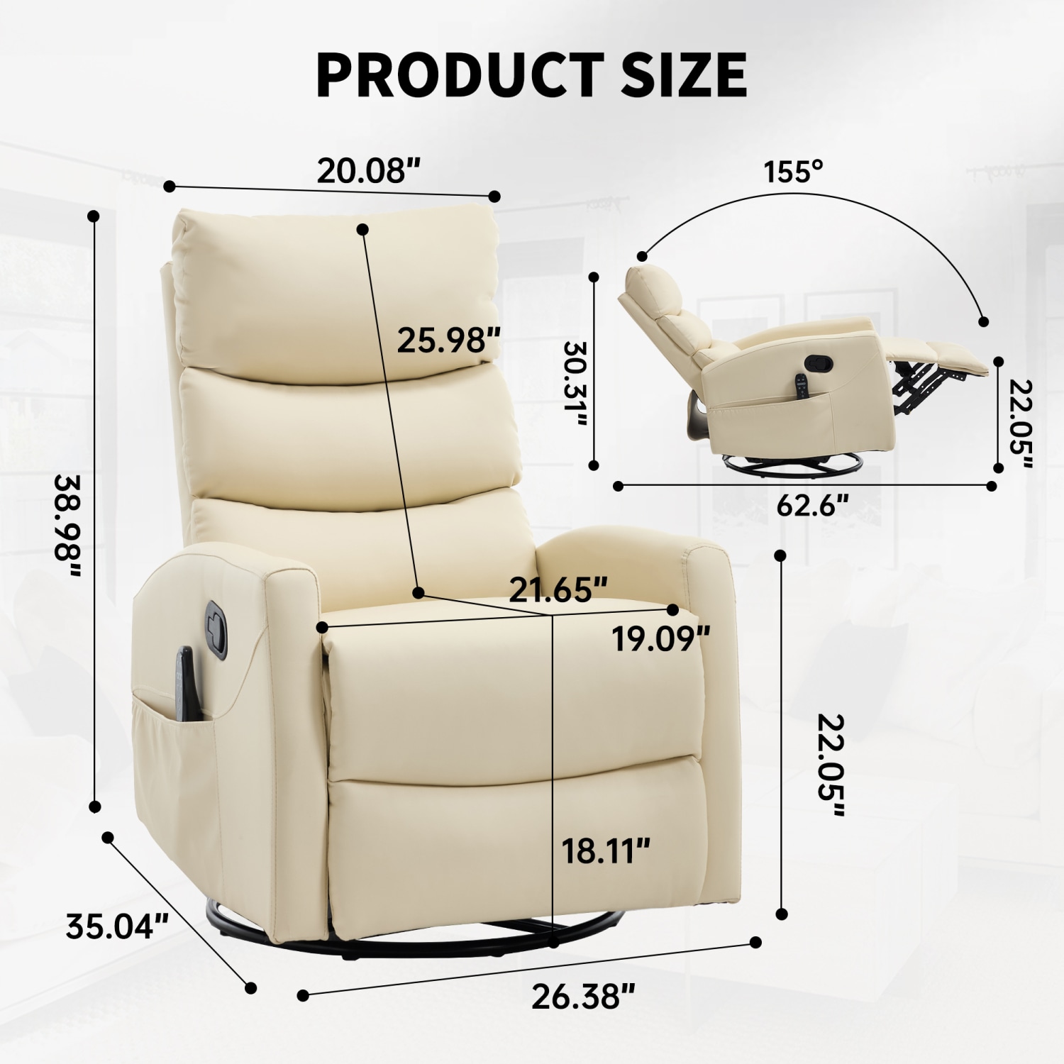Streamdale Furniture W3224P357578 recliners - View #7