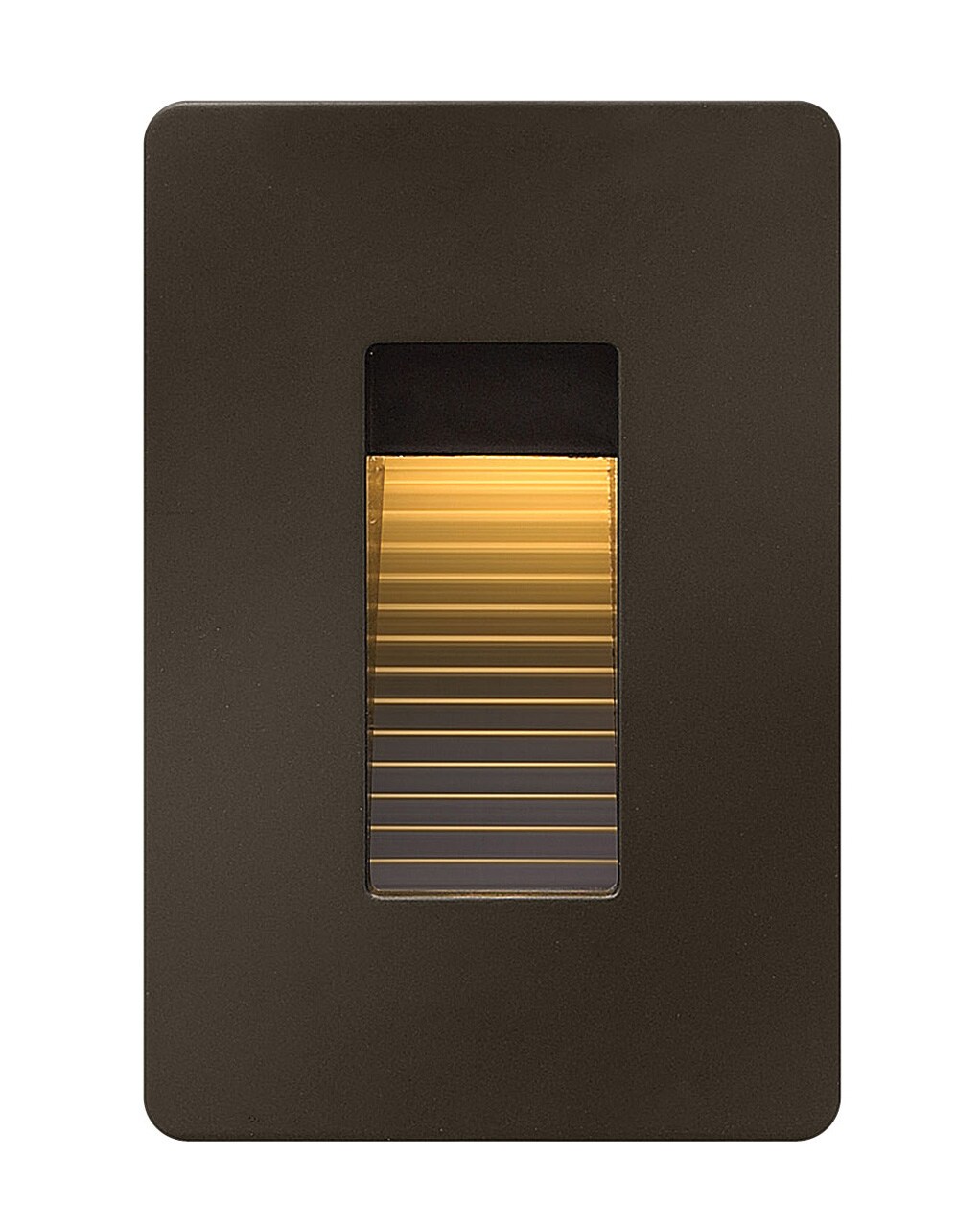 Hinkley 58504BZ3K 240 -Lumens 4 -Watt Bronze Low voltage Hardwired LED Outdoor Step and Stair light 3000-K