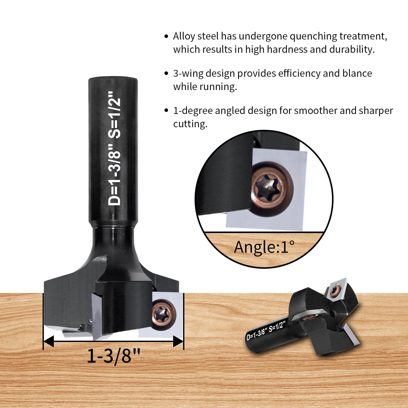 SenQWFa LDC0814Q146 Edge-Forming-Router-Bits - View #4