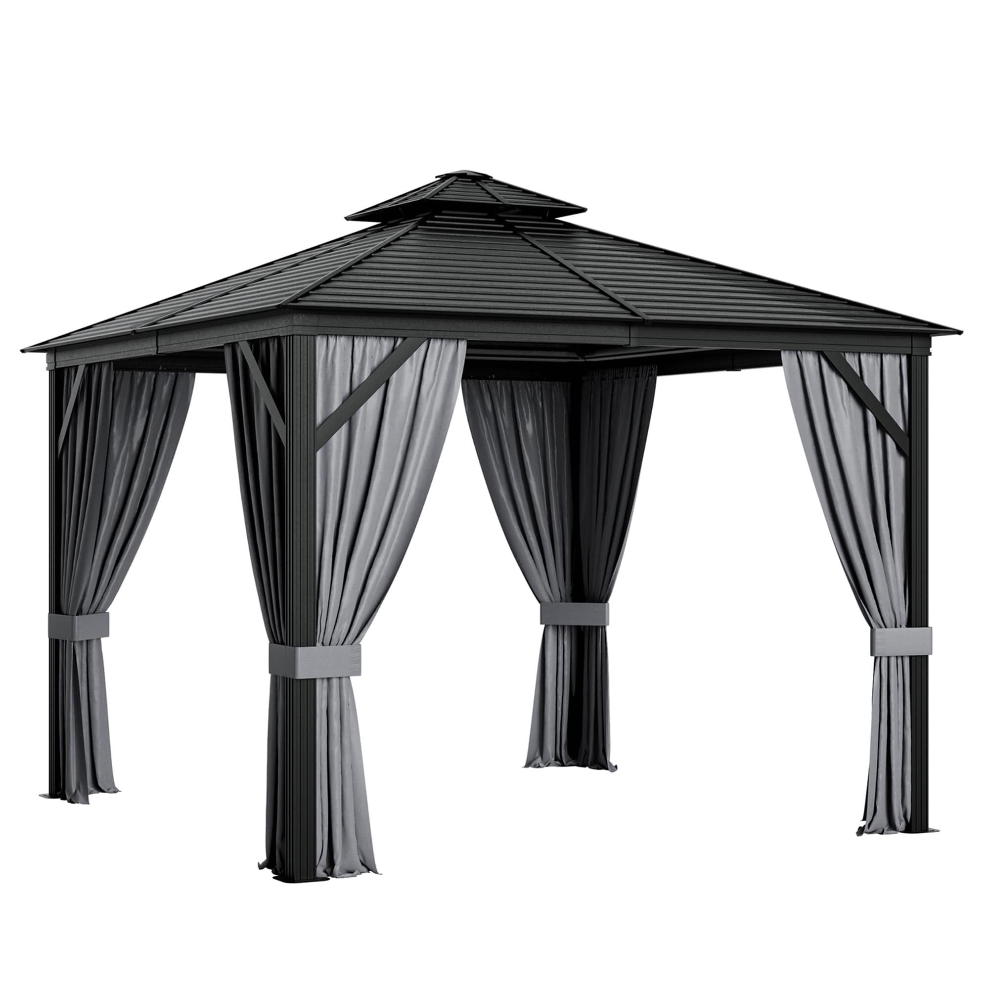 Patio Square Gazebo Gazebos, Pergolas & Canopies At Lowes.com