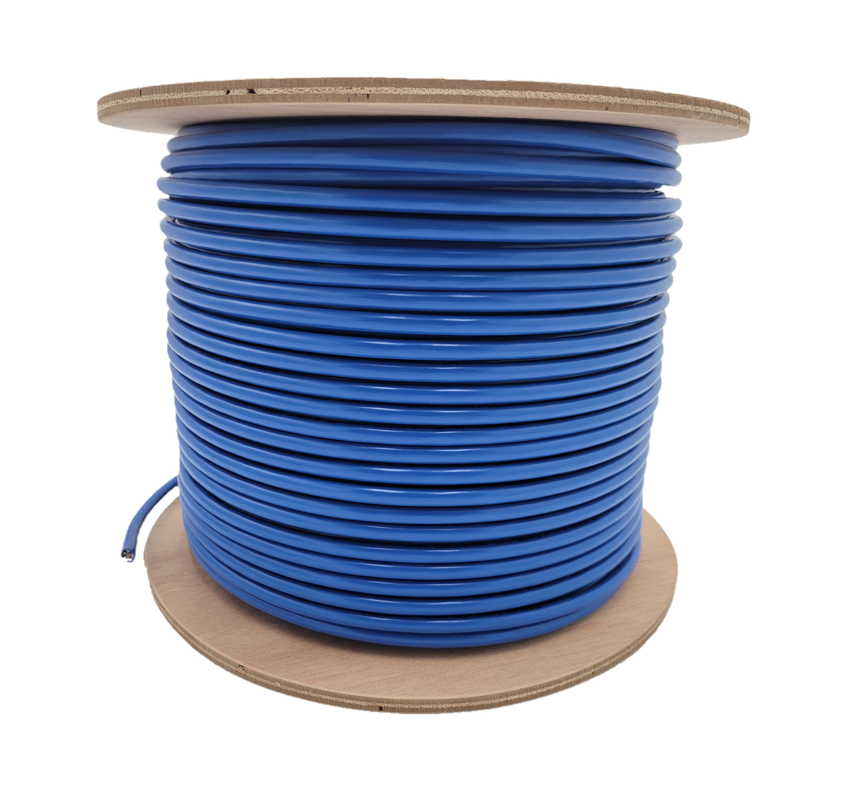 Micro Connectors Plenum 1000-ft 23 Cat 6 4 Plenum Blue Data