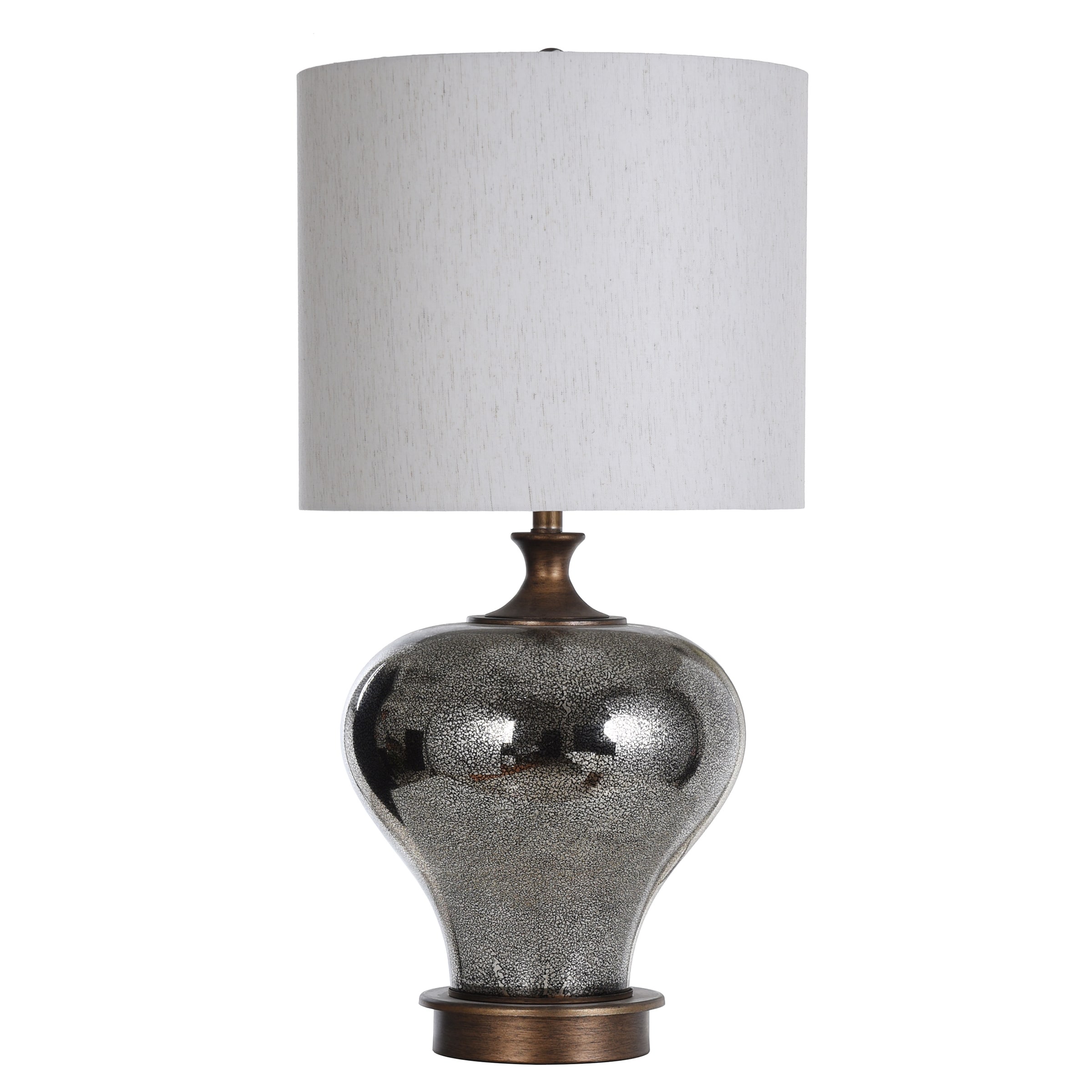 StyleCraft Home Collection L330694DS THETFORD 3-way Table Lamp with Linen Shade