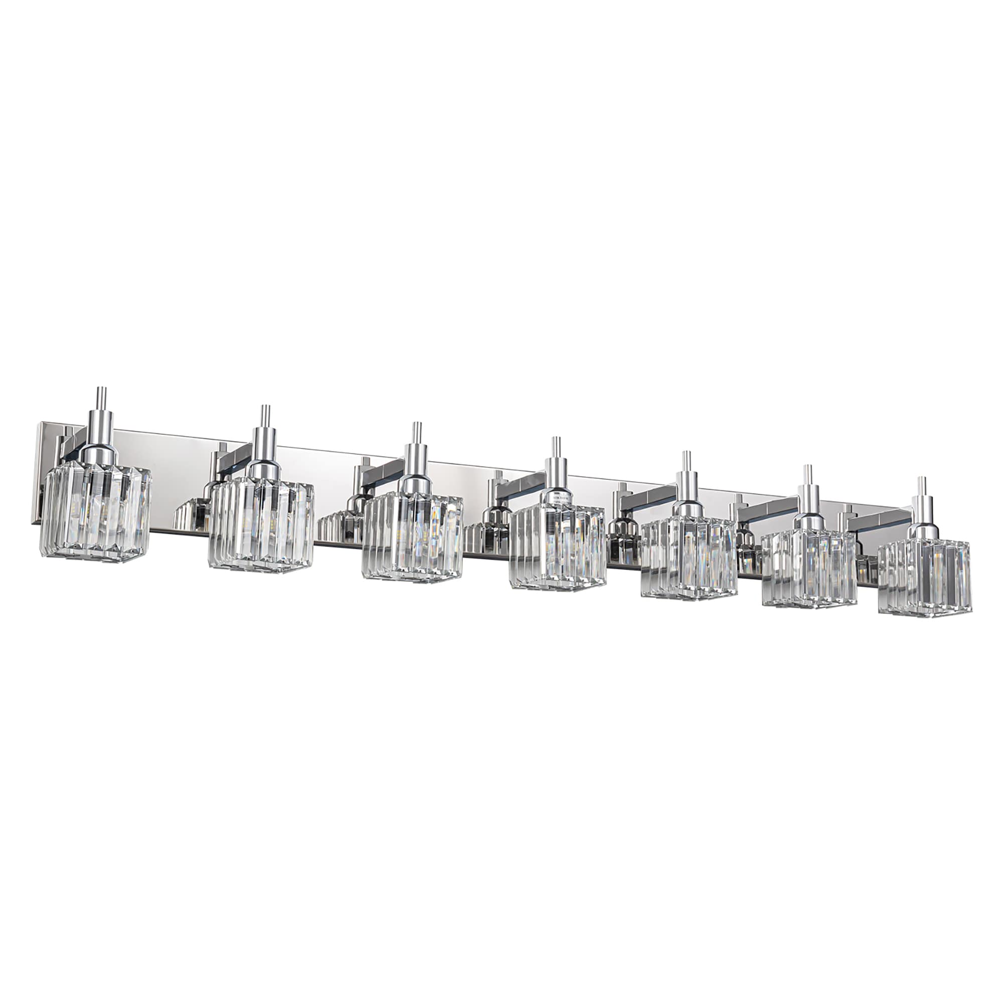 EDISLIVE Y81010000054818 Alegre 51.2-in 7 -Light Chrome Modern/contemporary Vanity light
