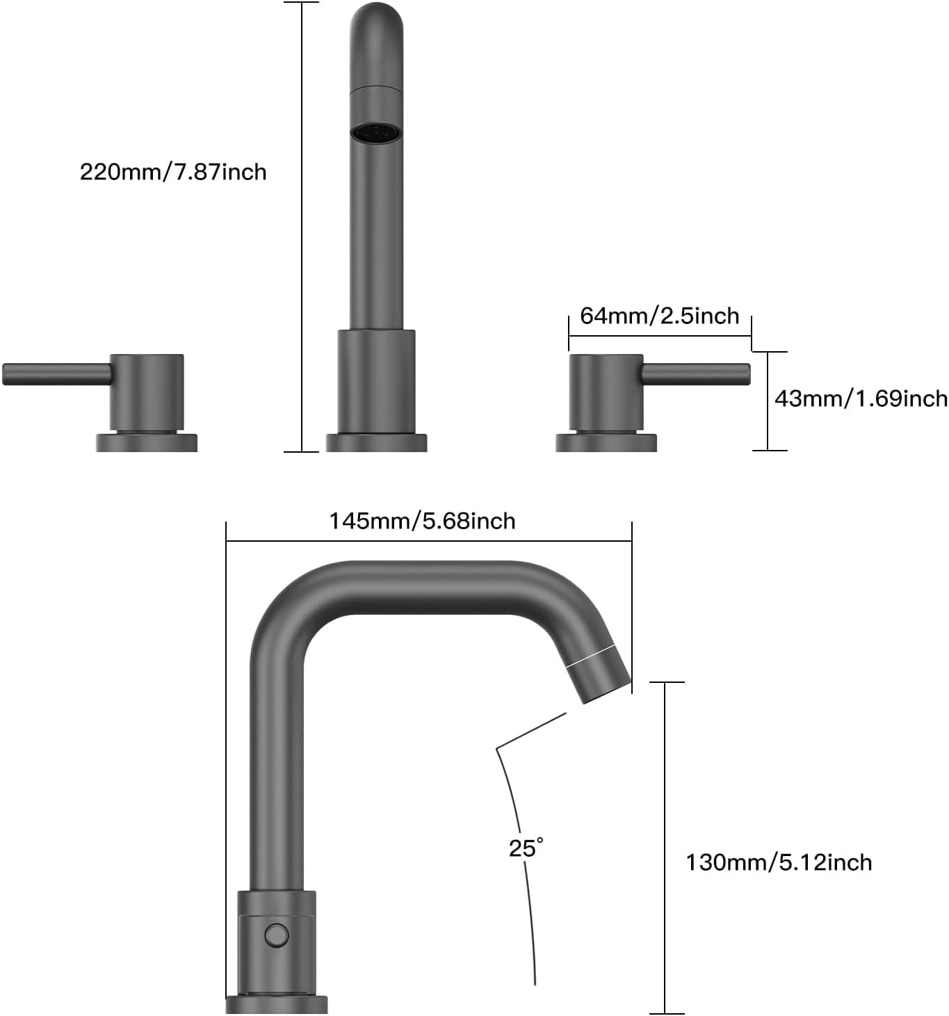 Qeetex DHZ-PHO-0UWBNORY Lavatory-Faucets - View #5