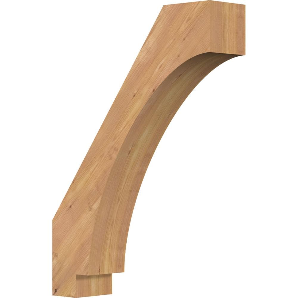 Ekena Millwork BRC06X22X30IMP00SWR 5-1/2-in x 22-in x 30-in Western Red Cedar Unfinished Wood Imperial Smooth Knee Brace