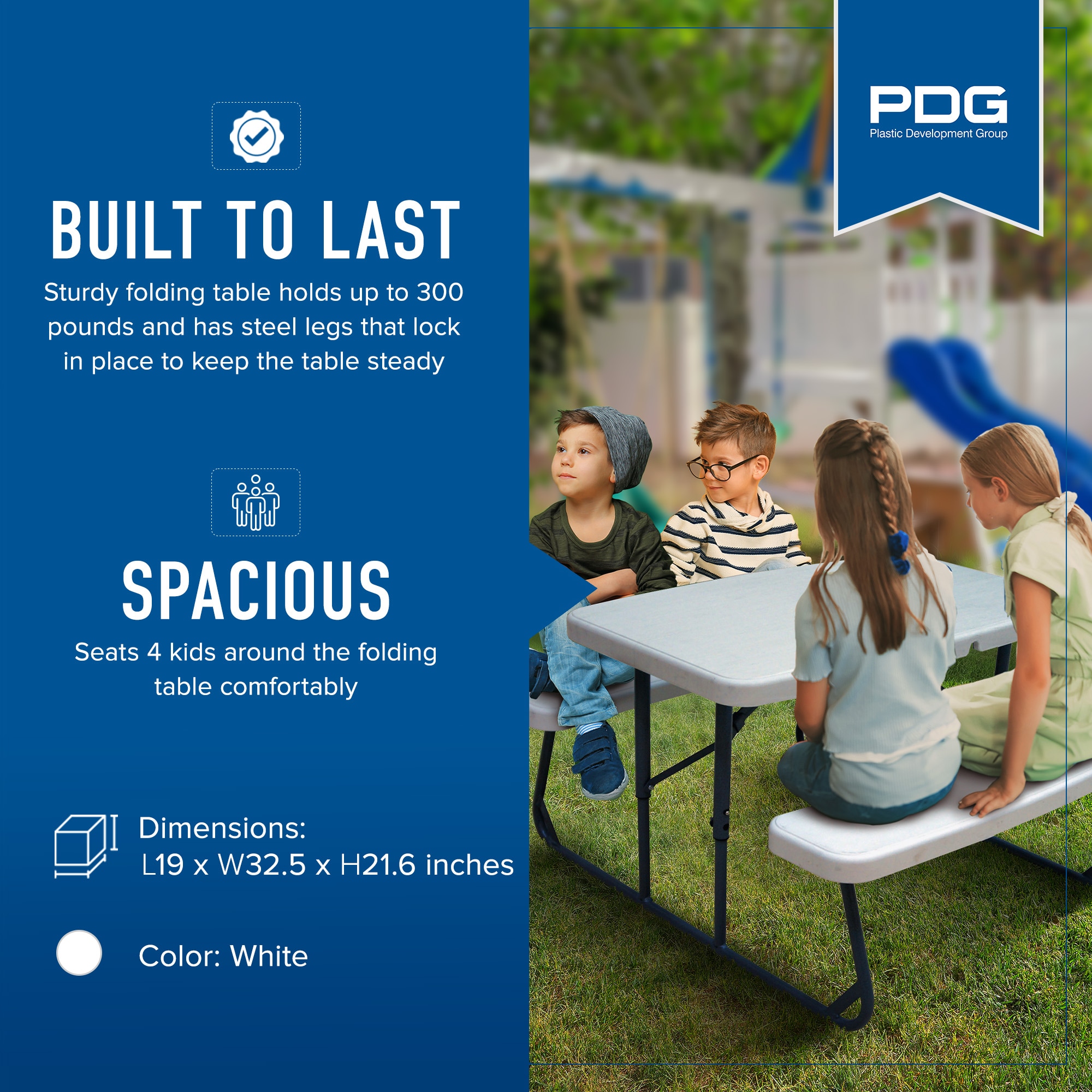 Plastic Development Group 182910 Picnic-Tables - View #3