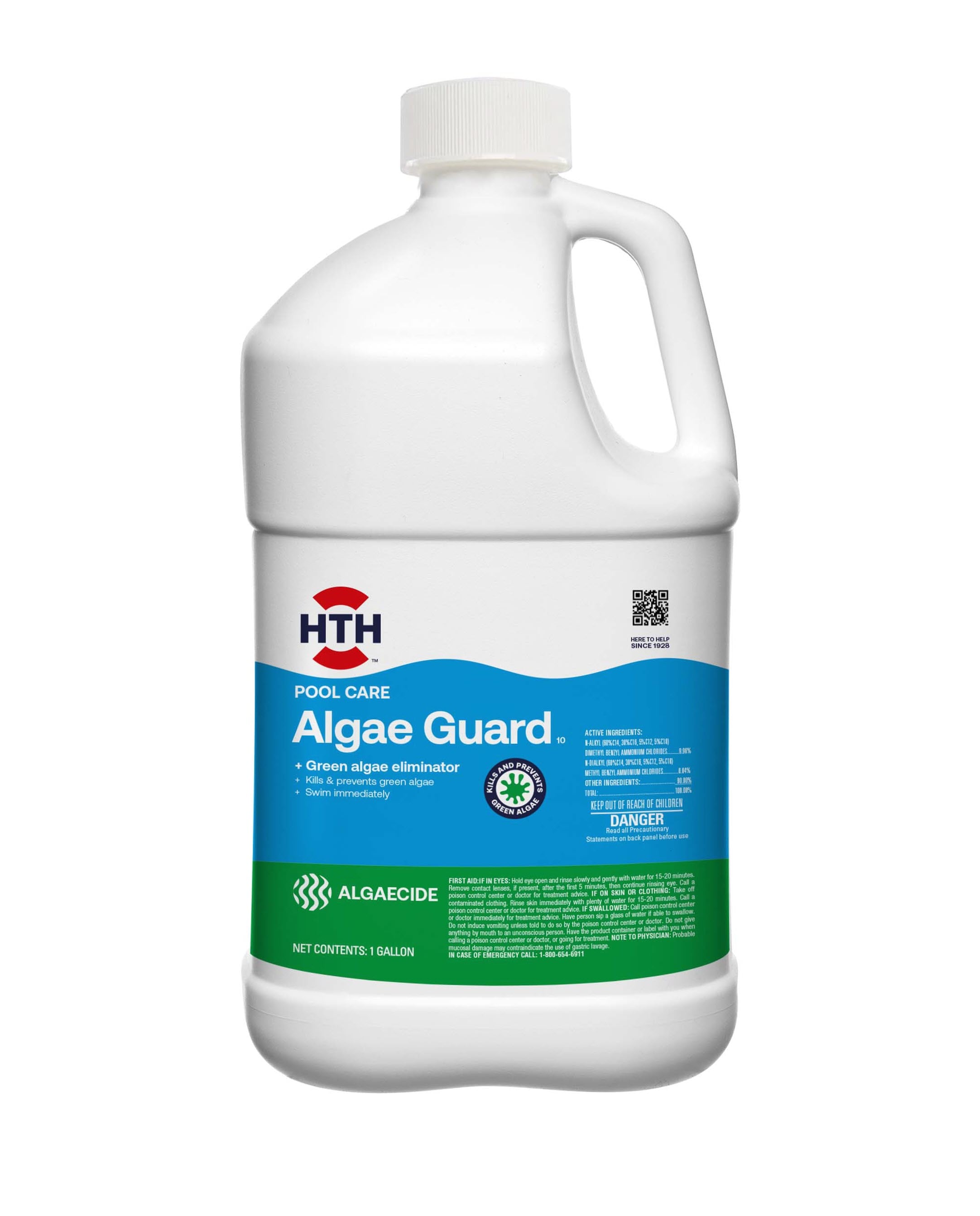 HTH 128-oz Swimming Pool Chemical Pool Algae Prevention 67088 at Lowes.com