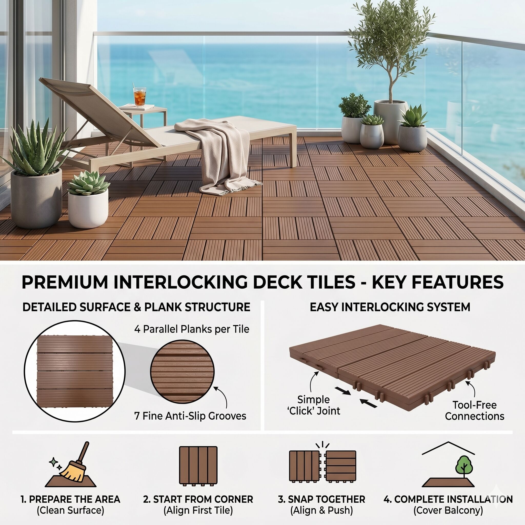 LUXEYARD DS-R-N-1042 Deck-Tiles - View #3