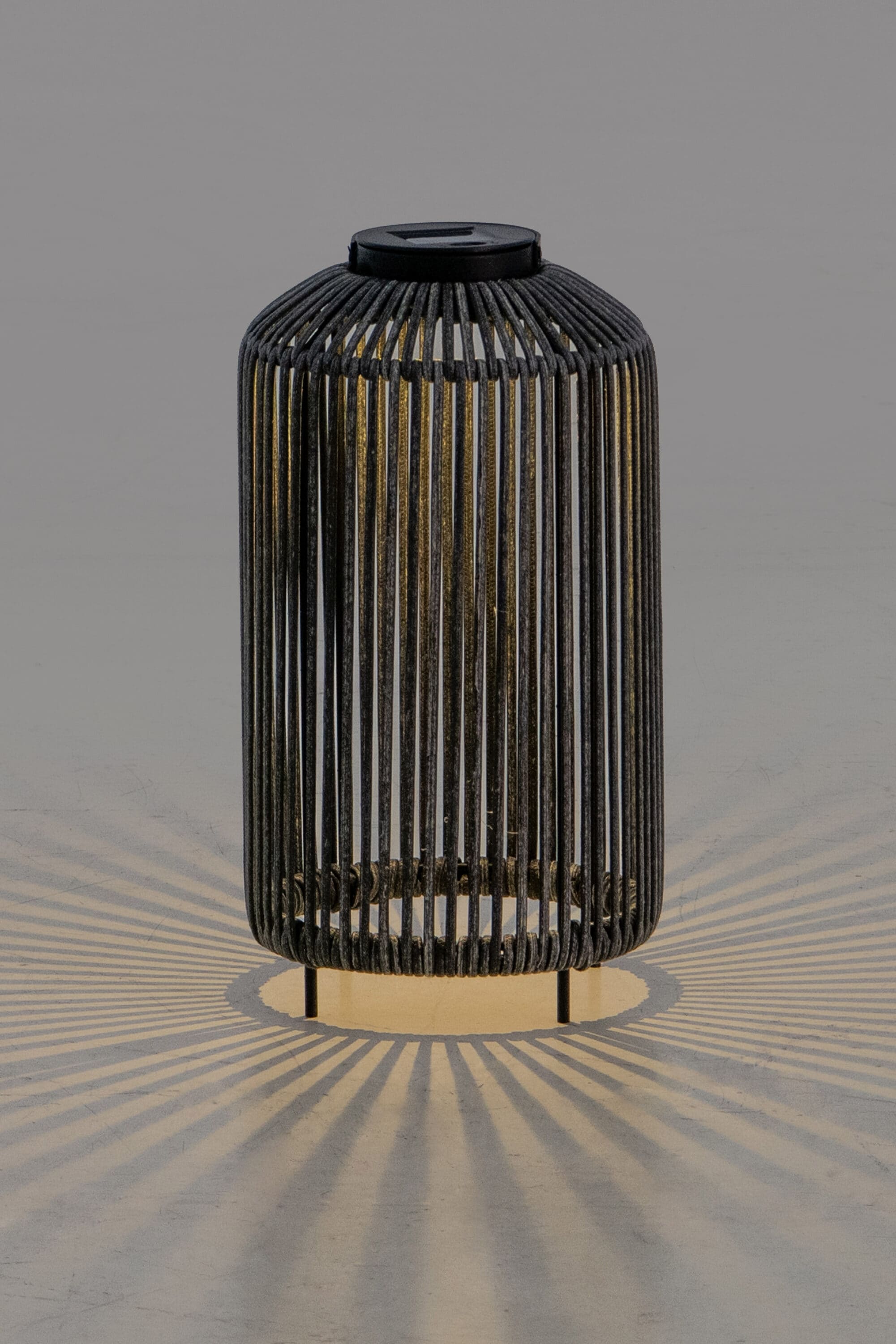 Origin 21 D201048810 25-in x 9-in Black Metal Solar Outdoor Decorative Lantern