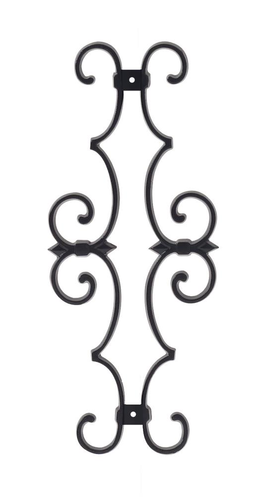 Gilpin Black Metal Deck Rail Centerpiece