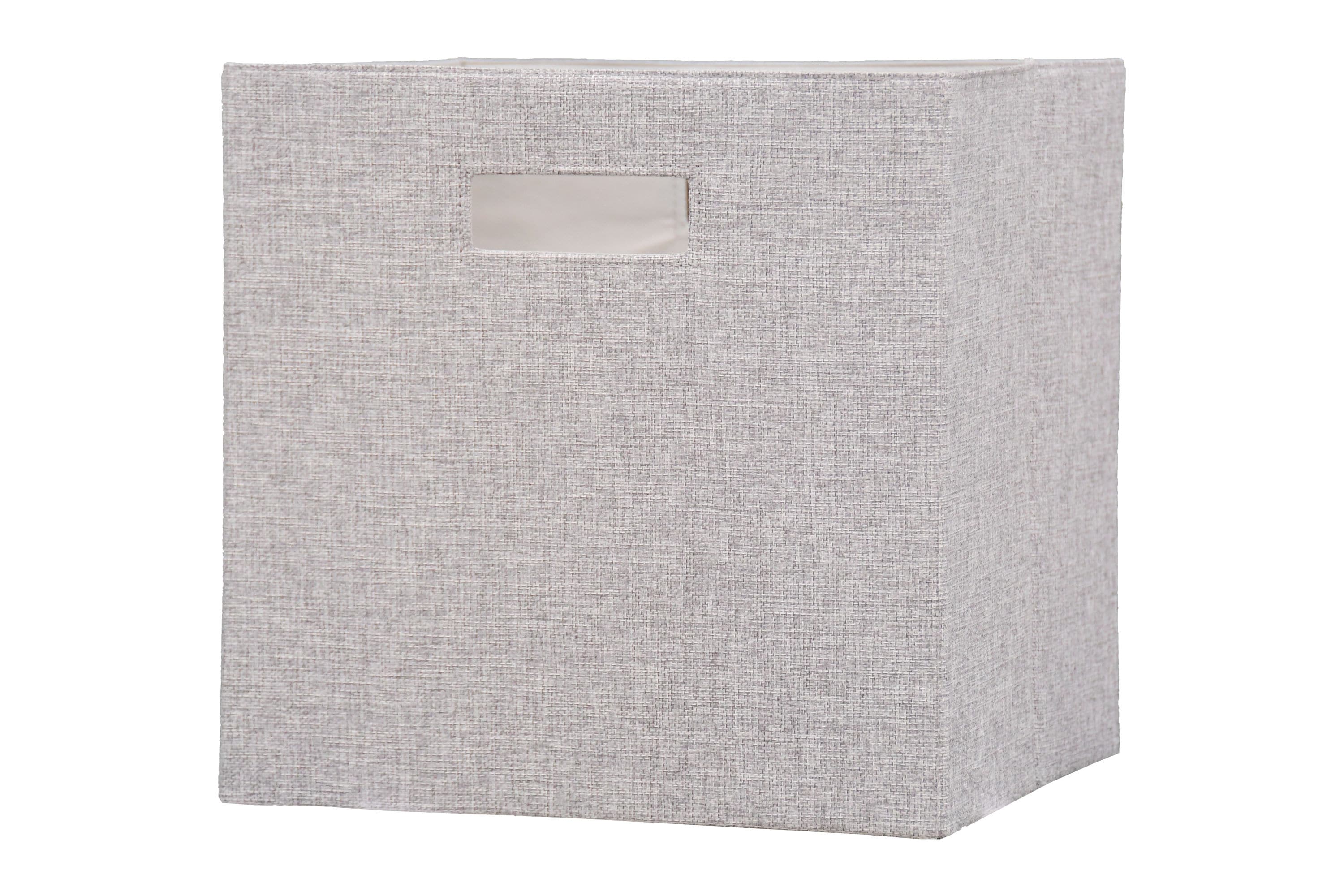 11 Fabric Cube Storage Bin Cream - Room Essentials™ : Target