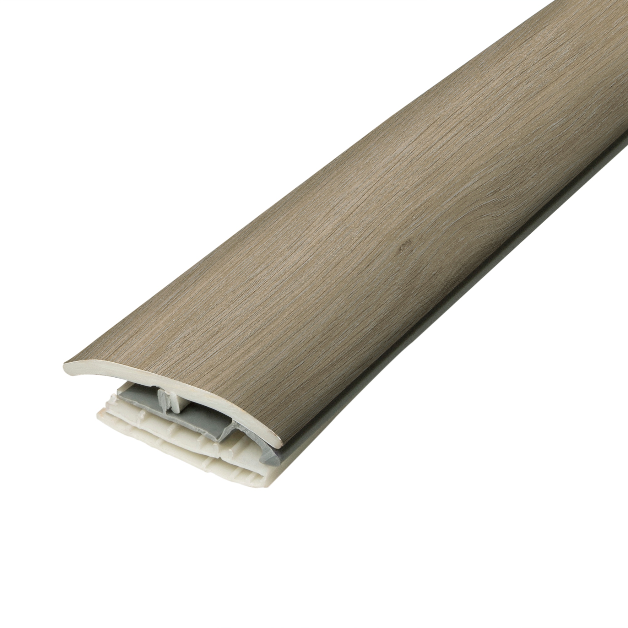 Project Source V4N1S-08169 Hartsville 0.23-in T x 2.00-in W x 78.7-in L Vinyl Multi-purpose Floor Moulding
