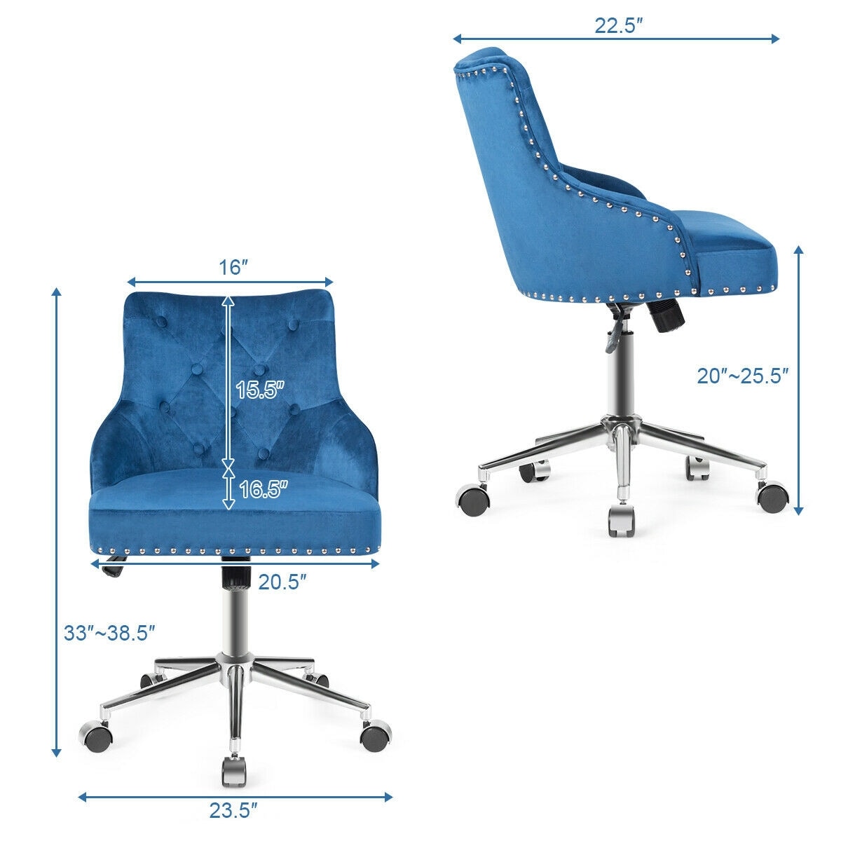 CASAINC WF-HW65486BL-LA Office-Chairs - View #6
