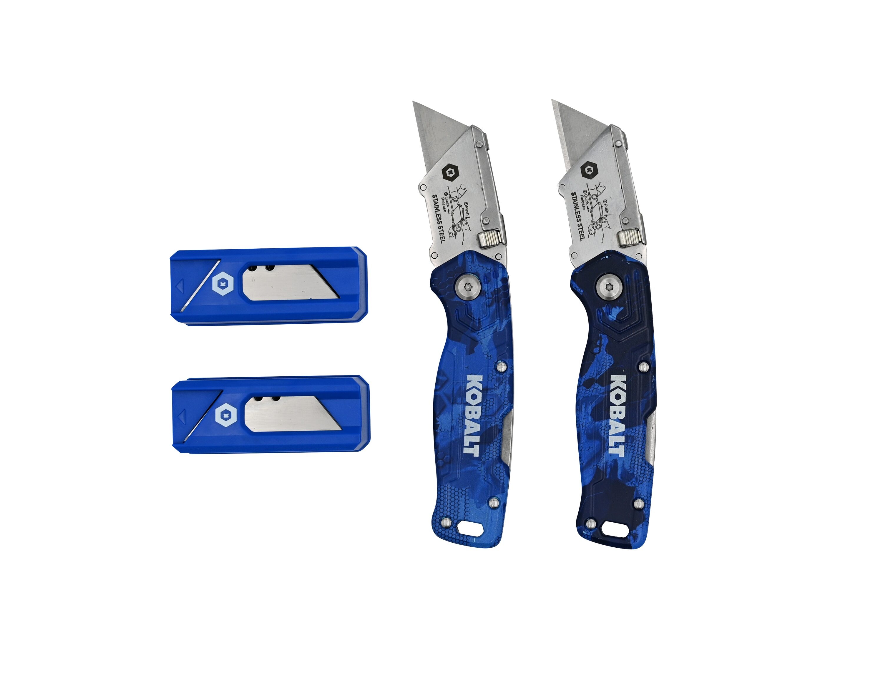 Camo Lockback 50-Blade Folding Utility Knife | - Kobalt 54377