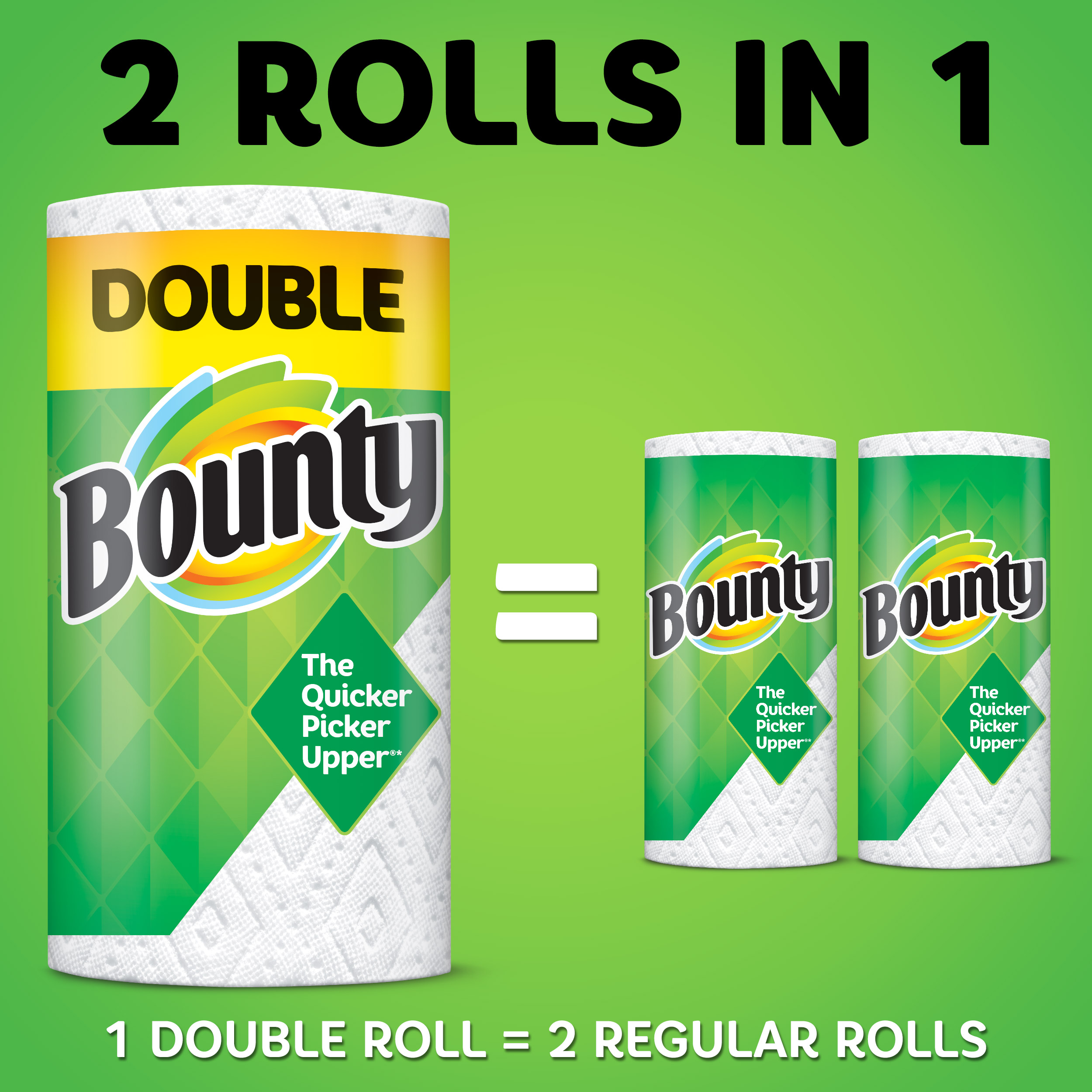 Bounty Bounty Select-A-Size Paper Towels, White, 12 Double Rolls