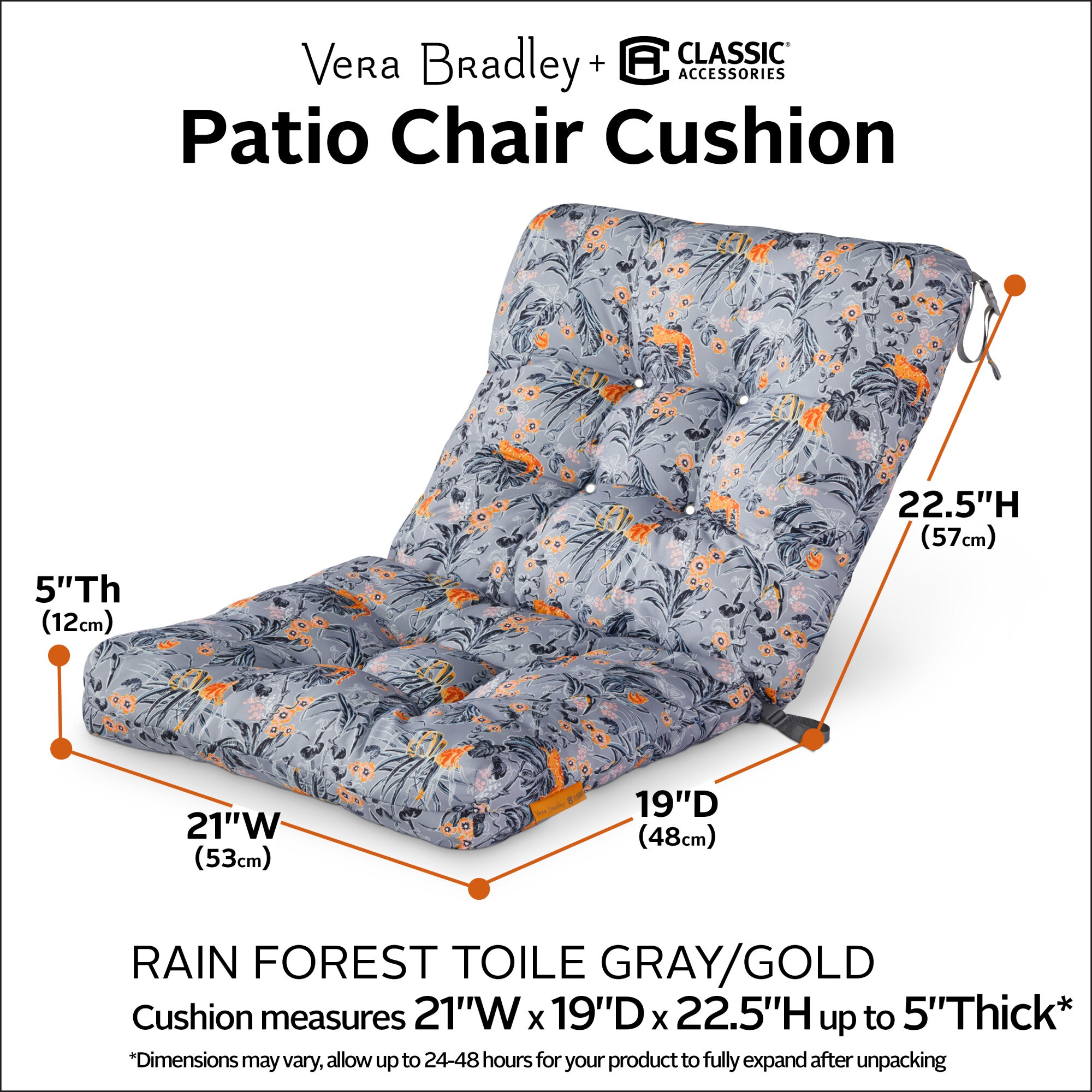 Classic Accessories 62-137-011001-EC Patio-Furniture-Cushions - View #3