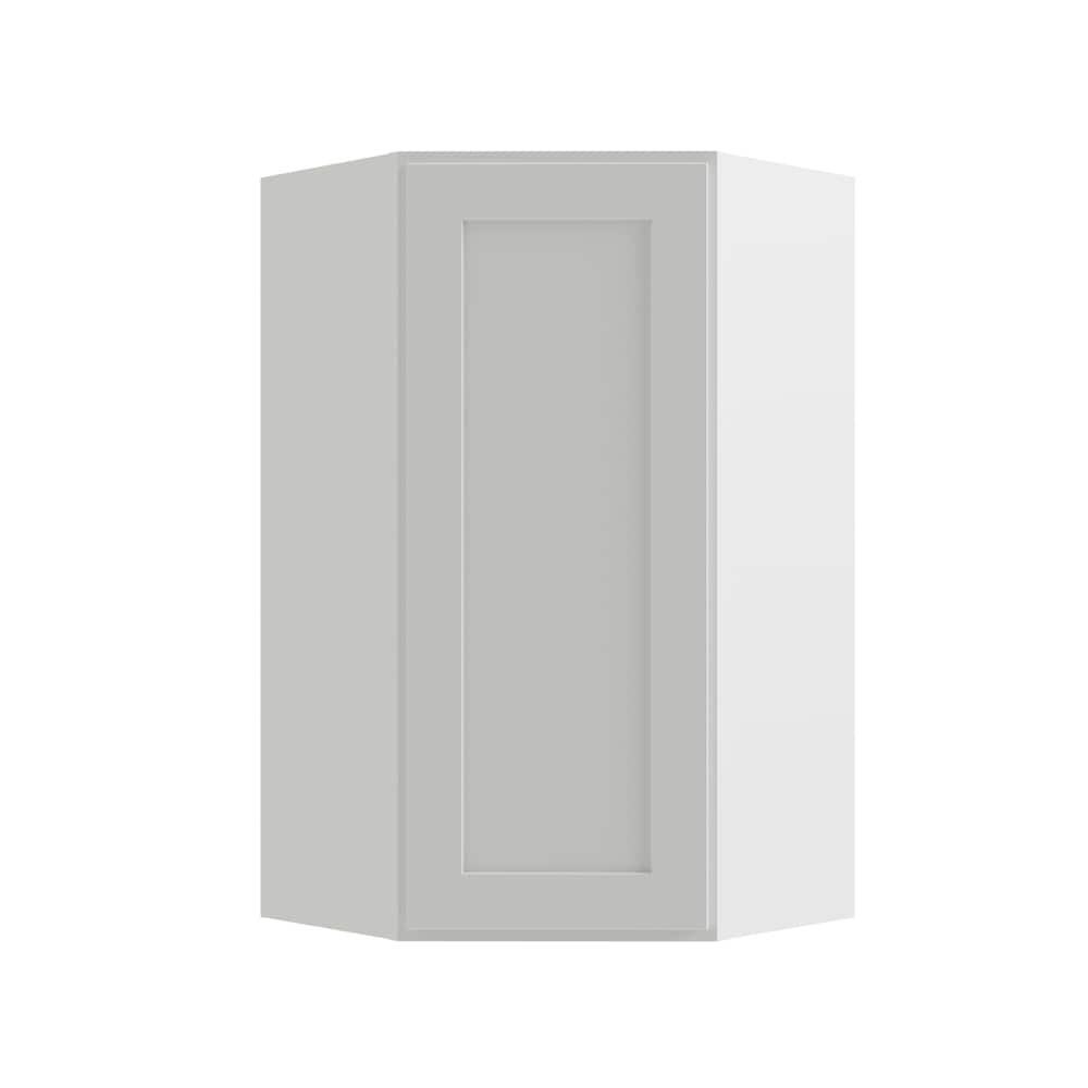 RELIABILT L10-CW2442 Parkstone 24-in W x 42-in H x 12-in D White Diagonal Corner wall Fully assembled Plywood Cabinet Shaker)