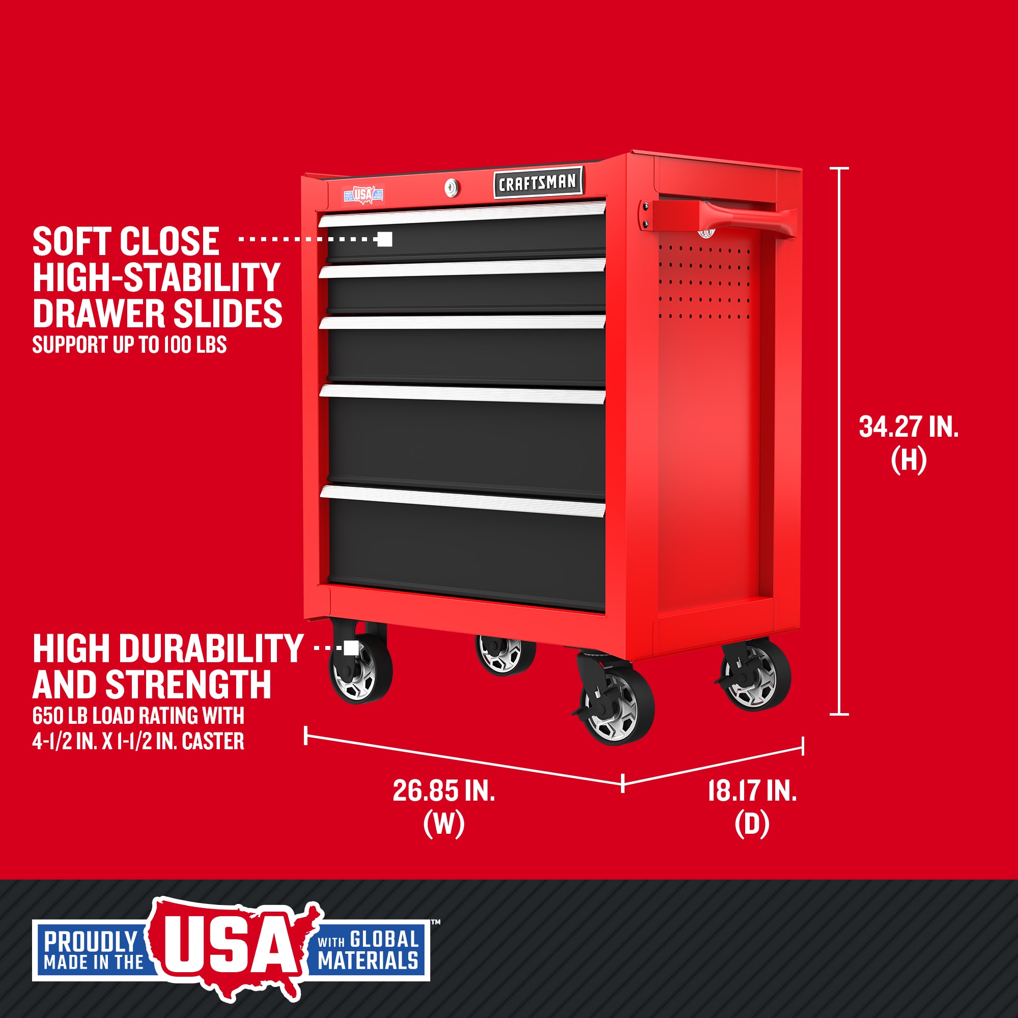 CRAFTSMAN CMST98264RB Tool-Cabinets - View #2