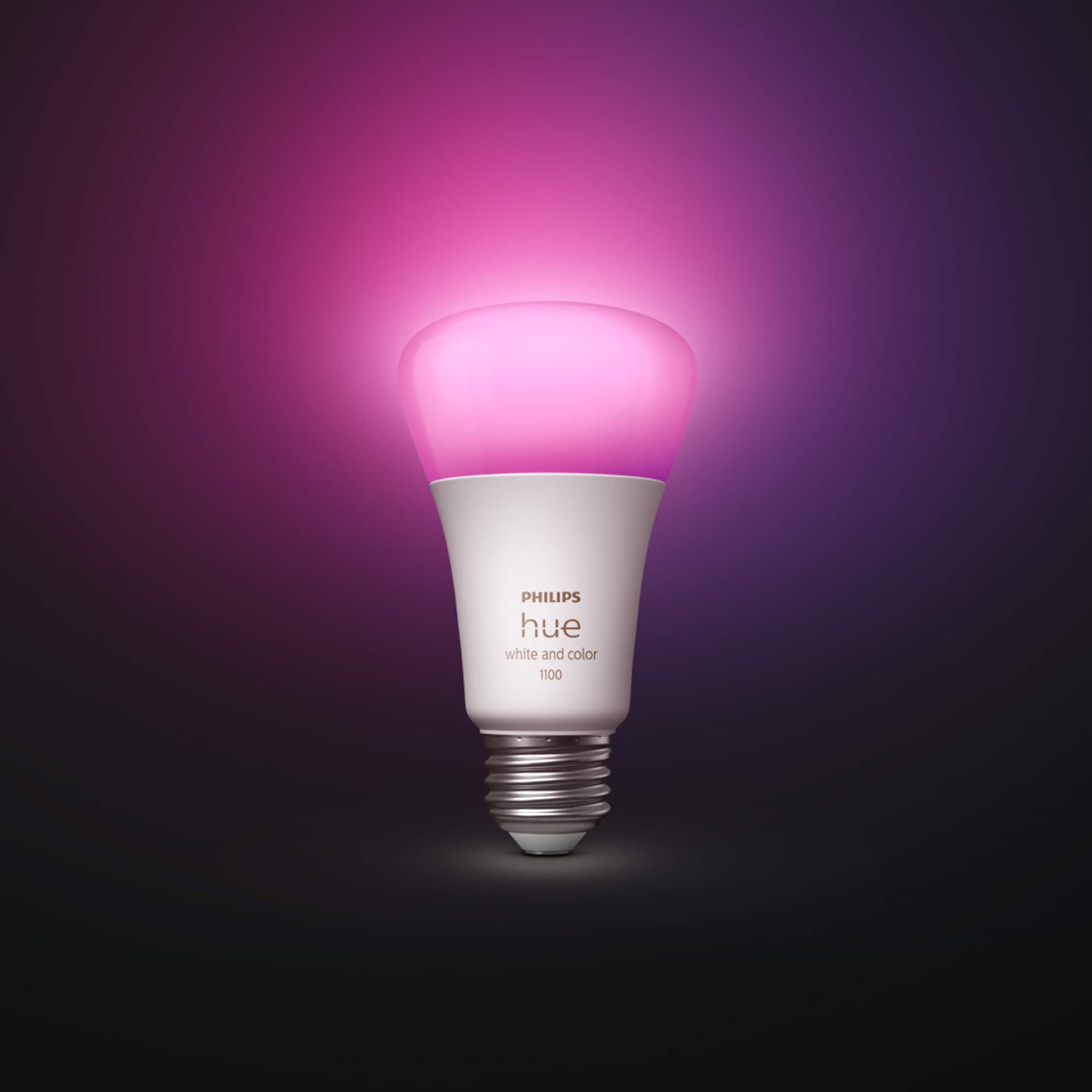 Philips Hue Starter Kit 75-Watt EQ A19 Color-changing E26 Dimmable Smart  LED Light Bulb (4-Pack)