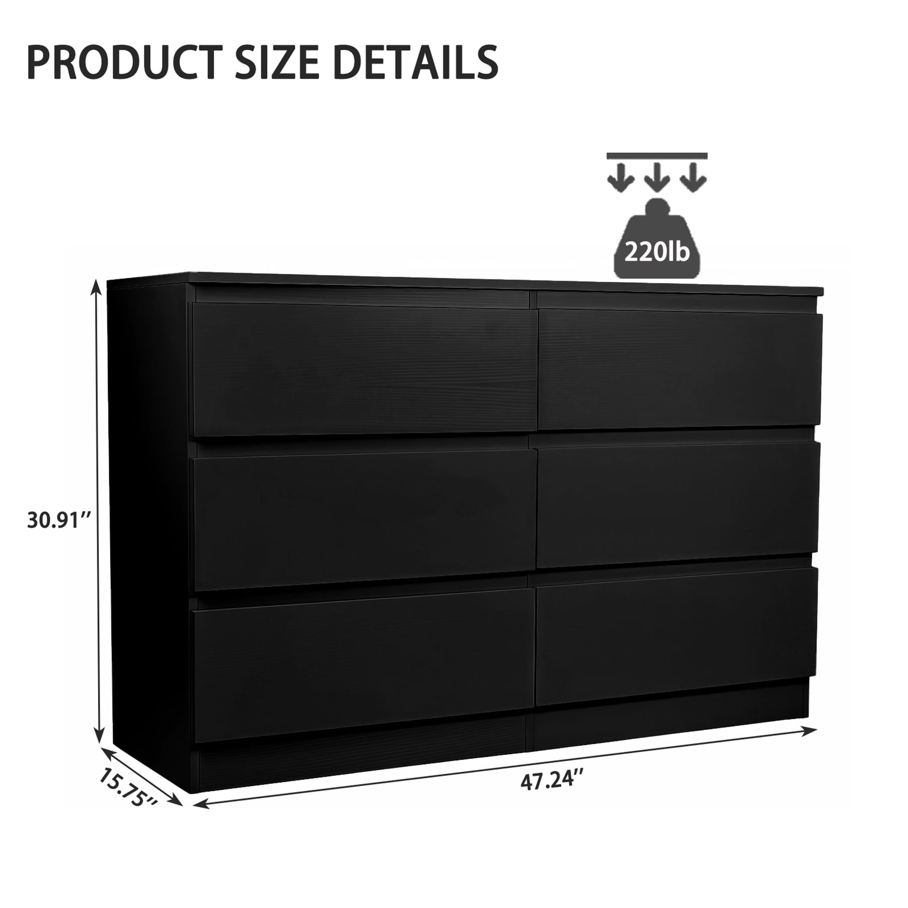 SINOFURN SYB930052BK dressers - View #4