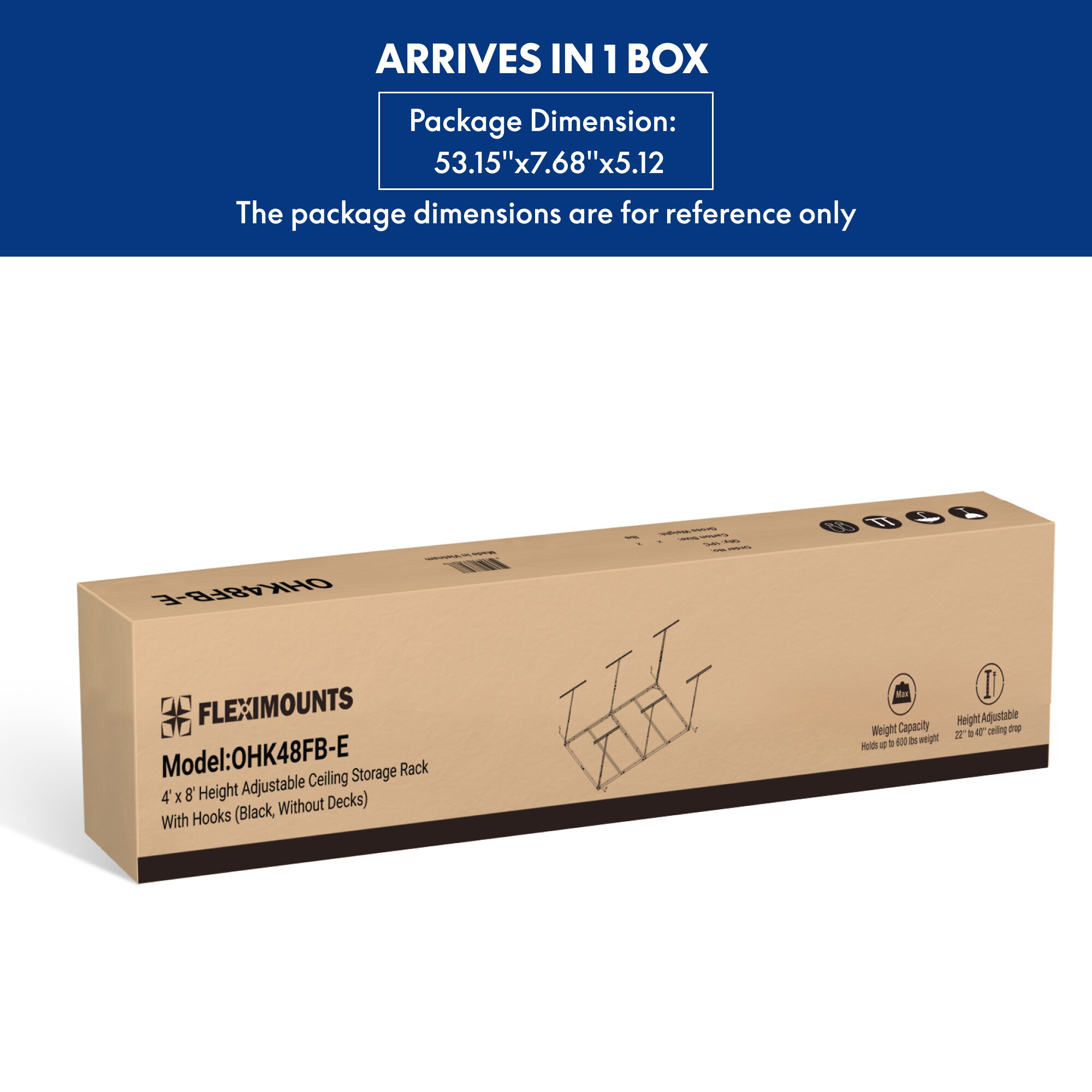 Fleximounts OHK48FB-E Overhead-Garage-Storage - View #9