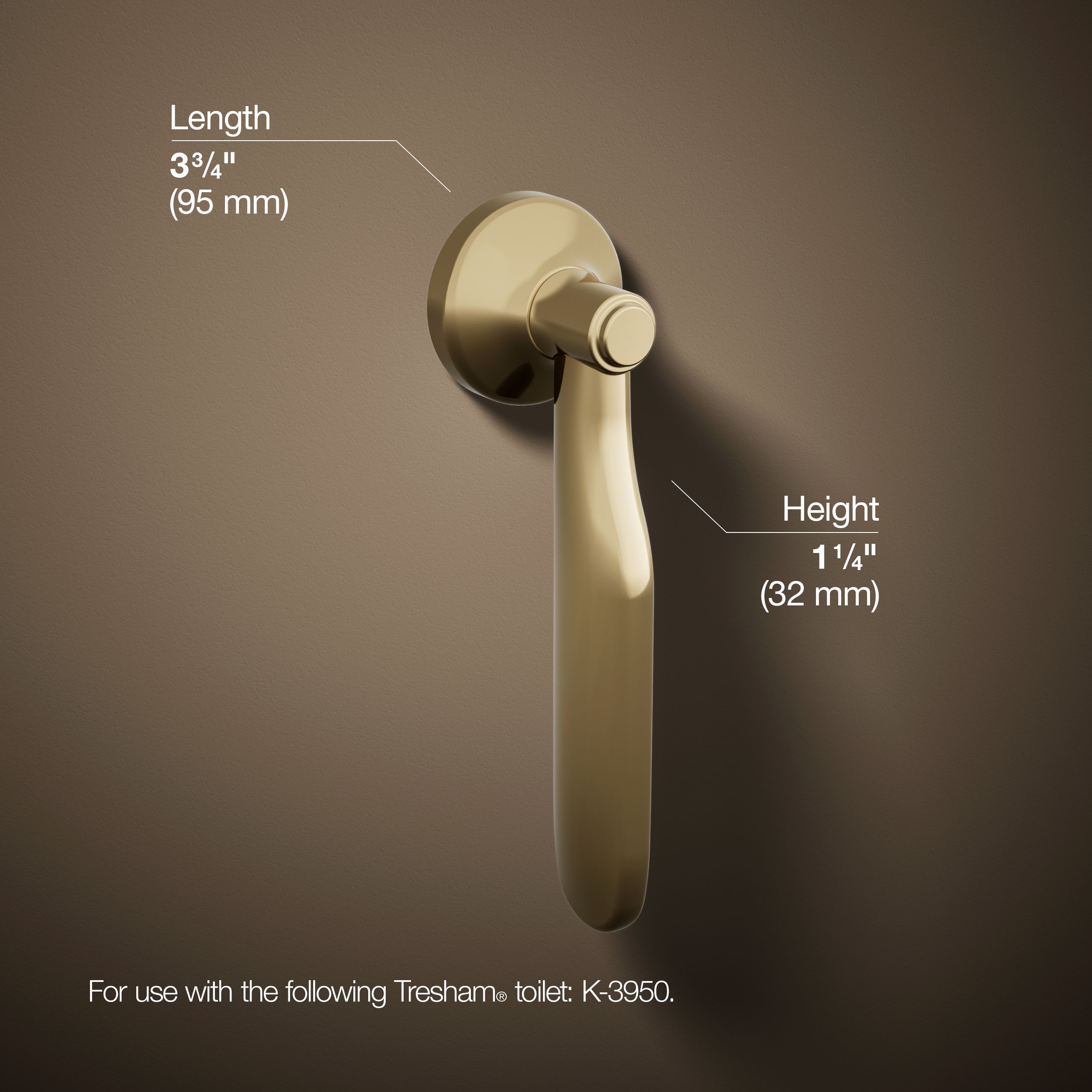 KOHLER K-30919-L-SN Flush-Lever - View #3