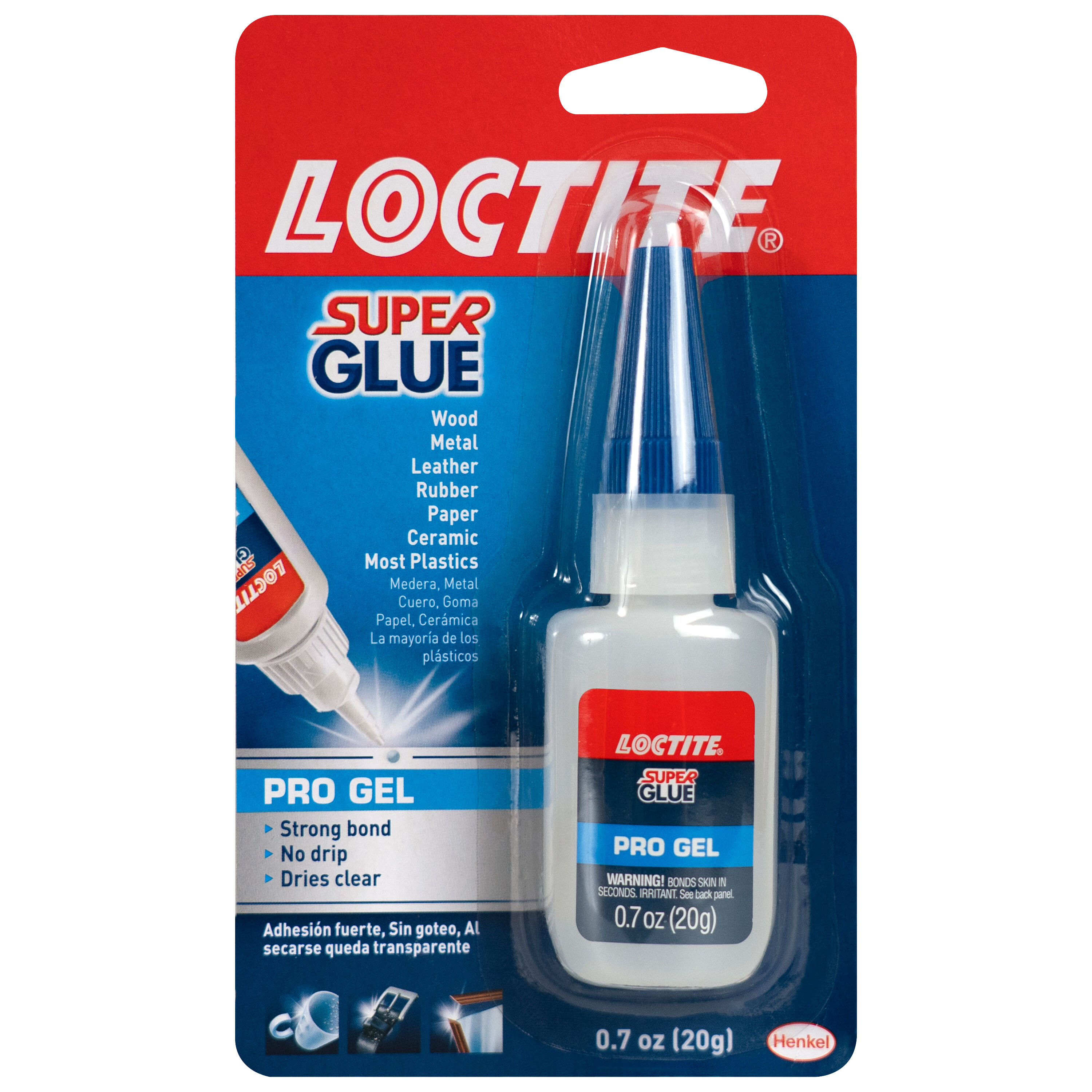 Krazy Glue Maximum Bond Ultra-Thick No-Run Gel Super Glue, 0.7 oz