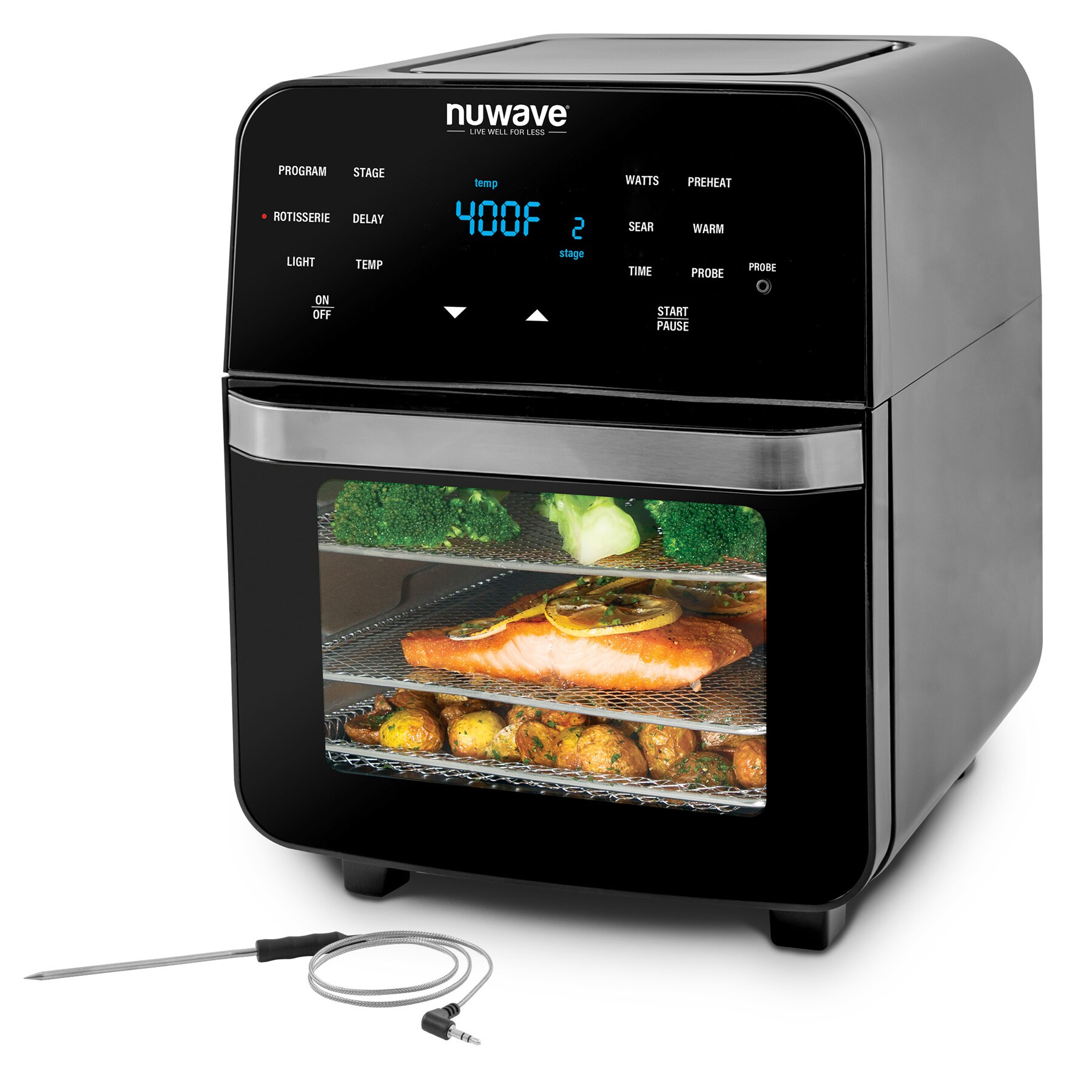 Nuwave brio healthy digital air outlet fryer