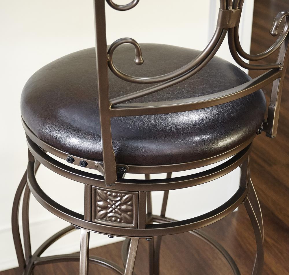 scroll back bar stool