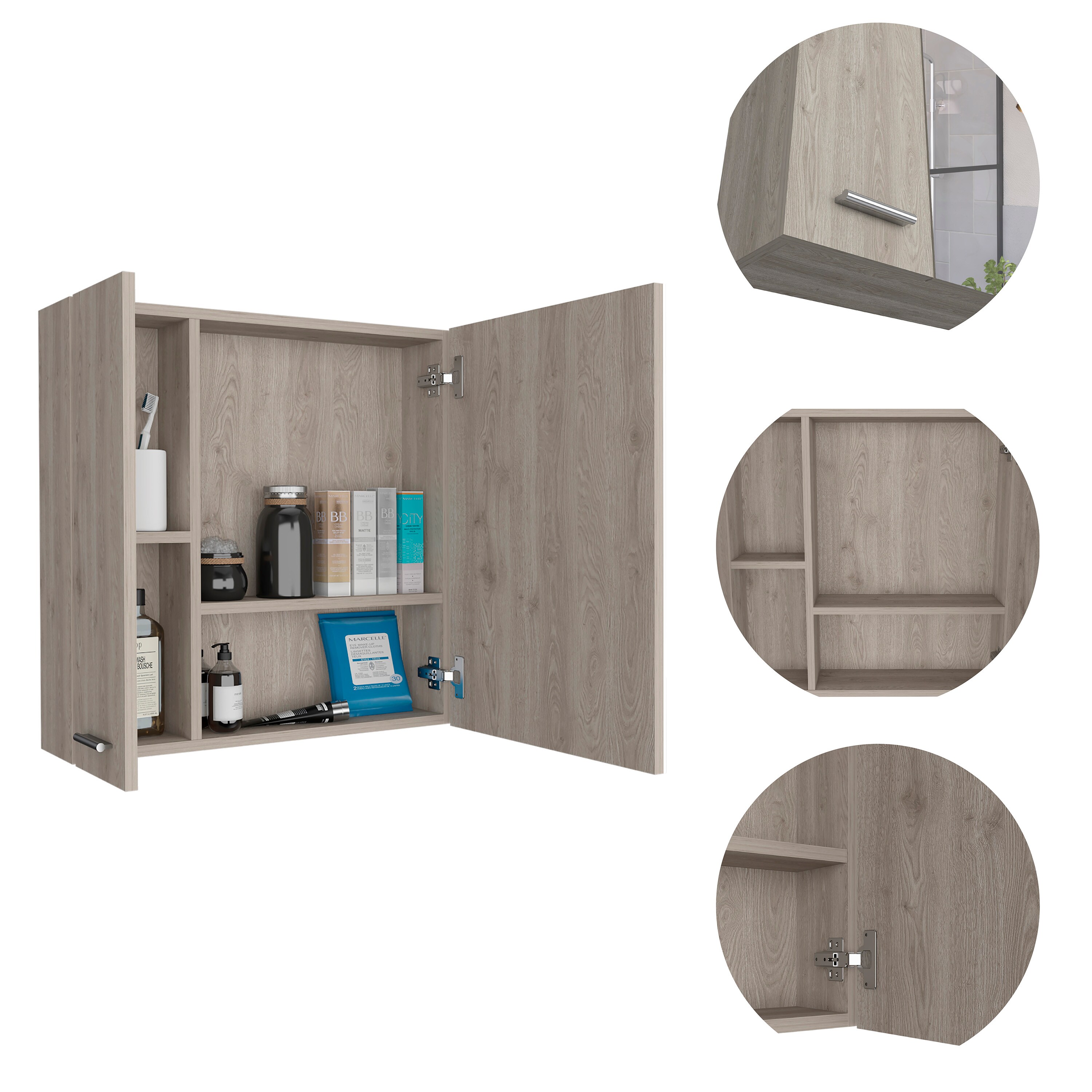 Forclover HBV-B062224 Bathroom-Medicine-Cabinets - View #3