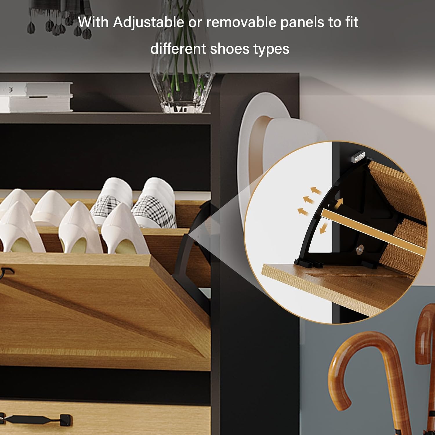 WhizMax DF-PHO-150ZRLH3 Shoe-Racks - View #3