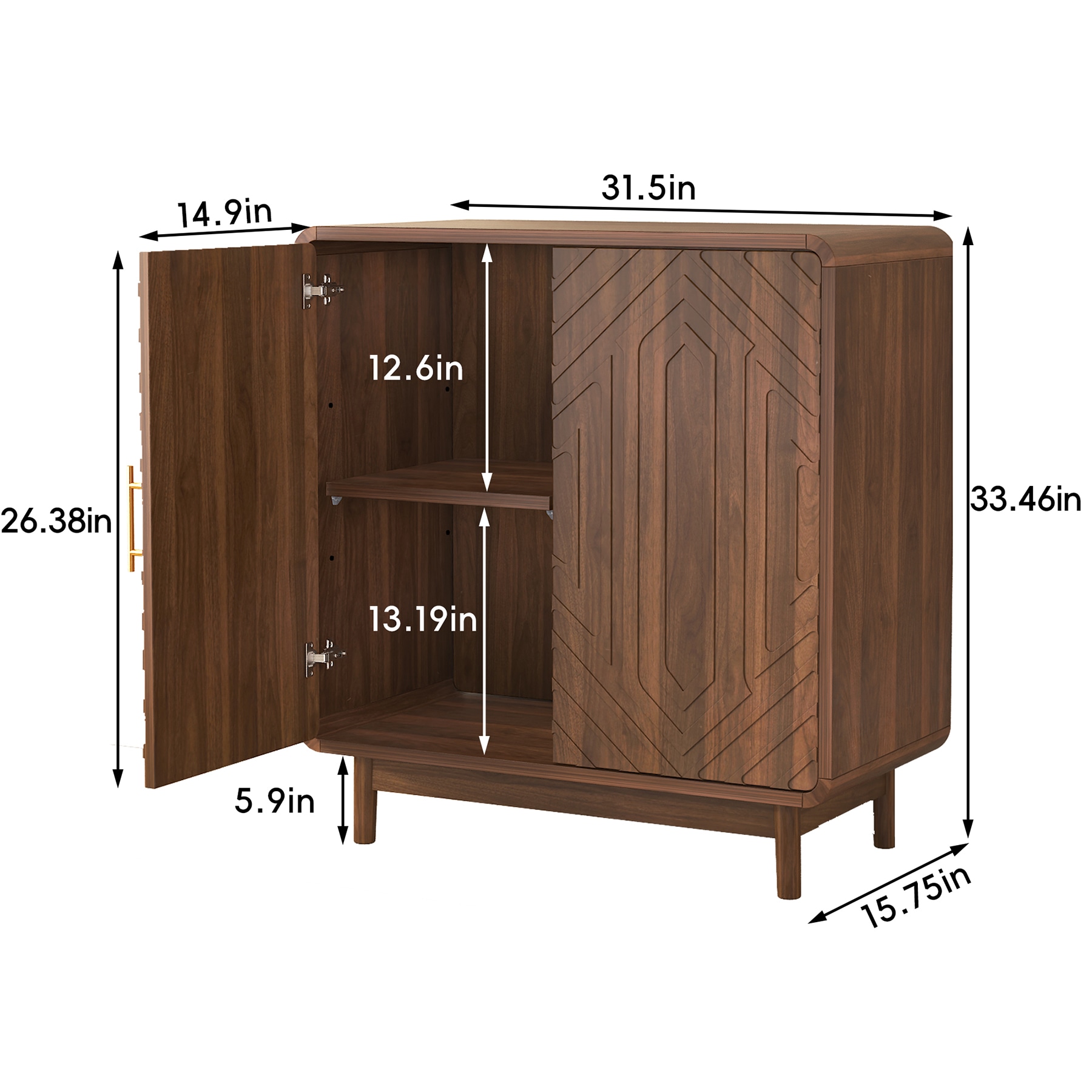 SINOFURN SYD260004WT Dining-Kitchen-Storarge - View #6